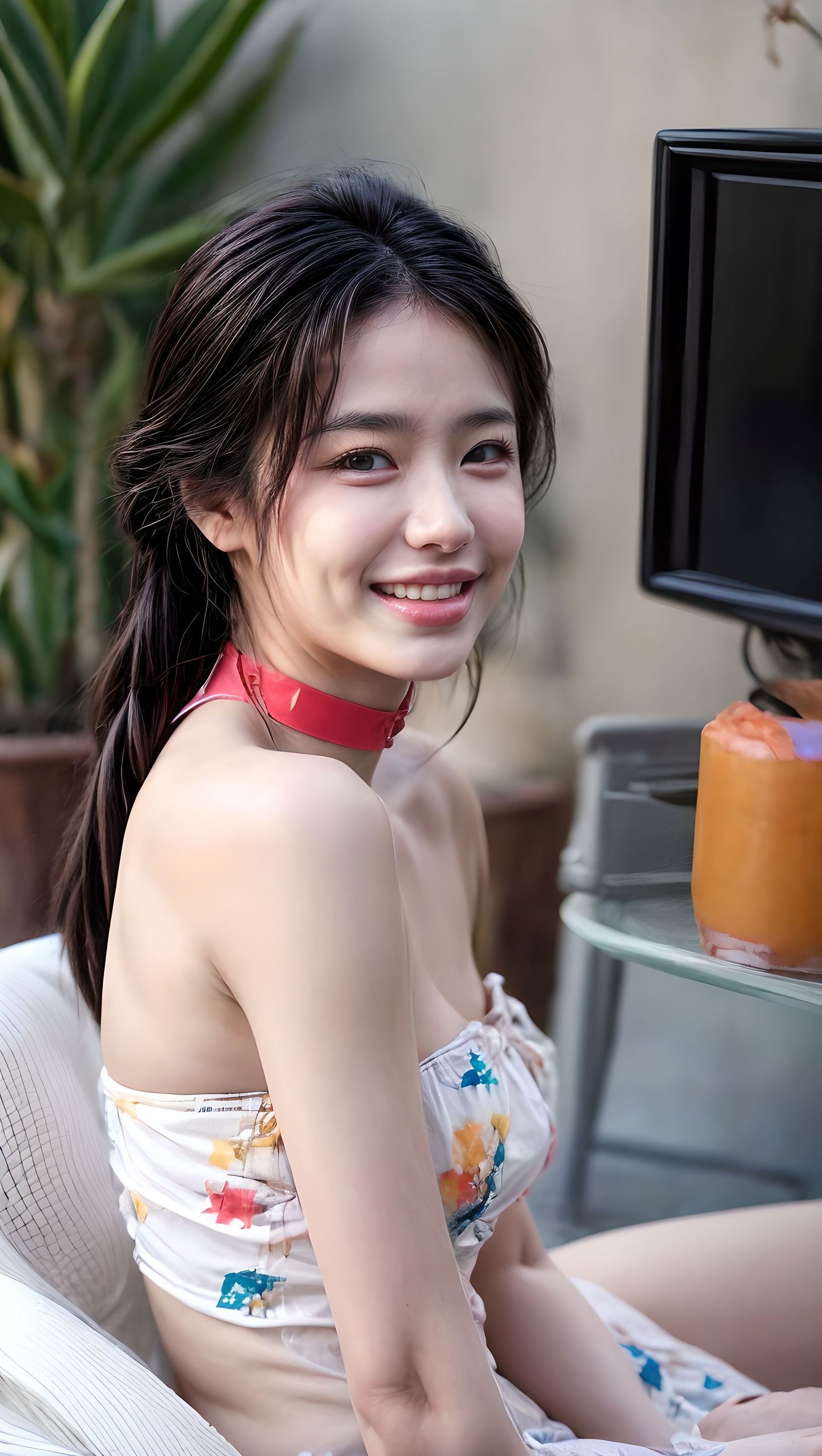 居家好女儿插画图片壁纸