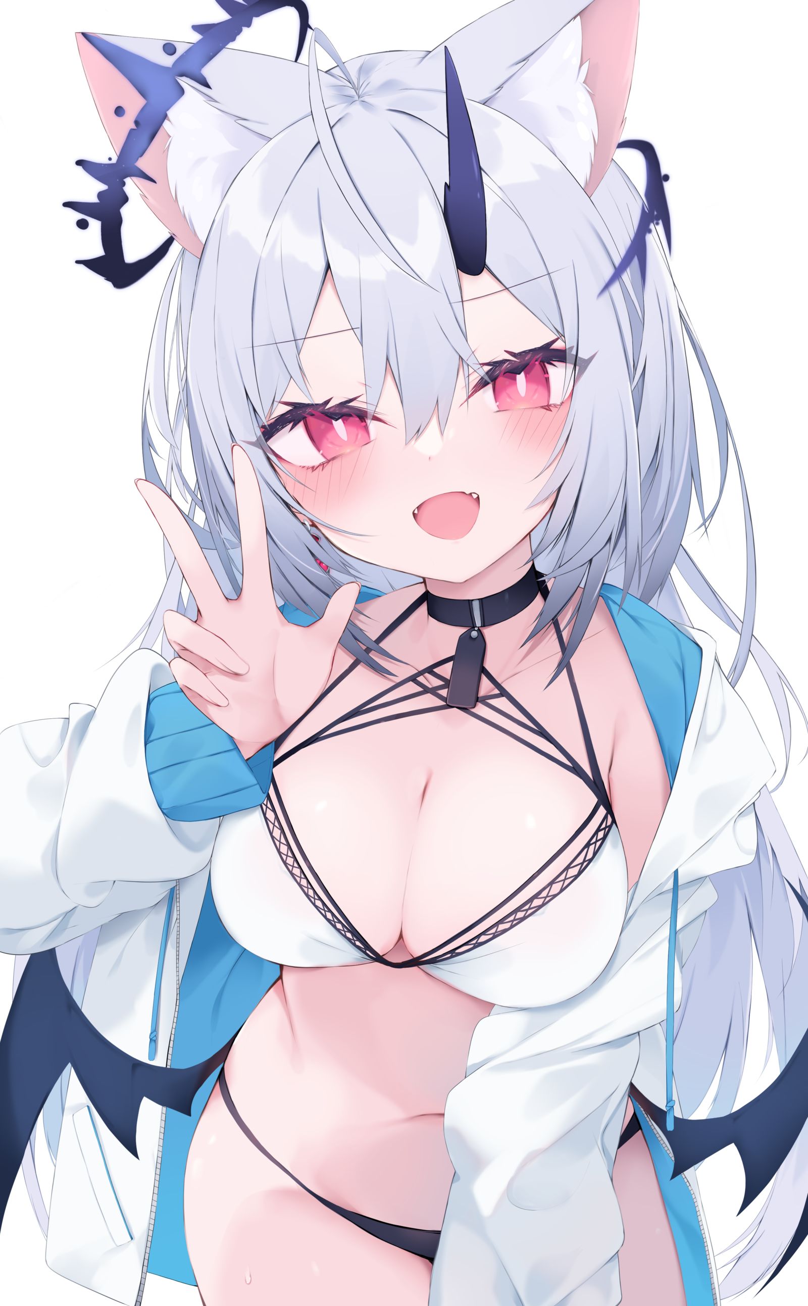 坠落天猫插画图片壁纸