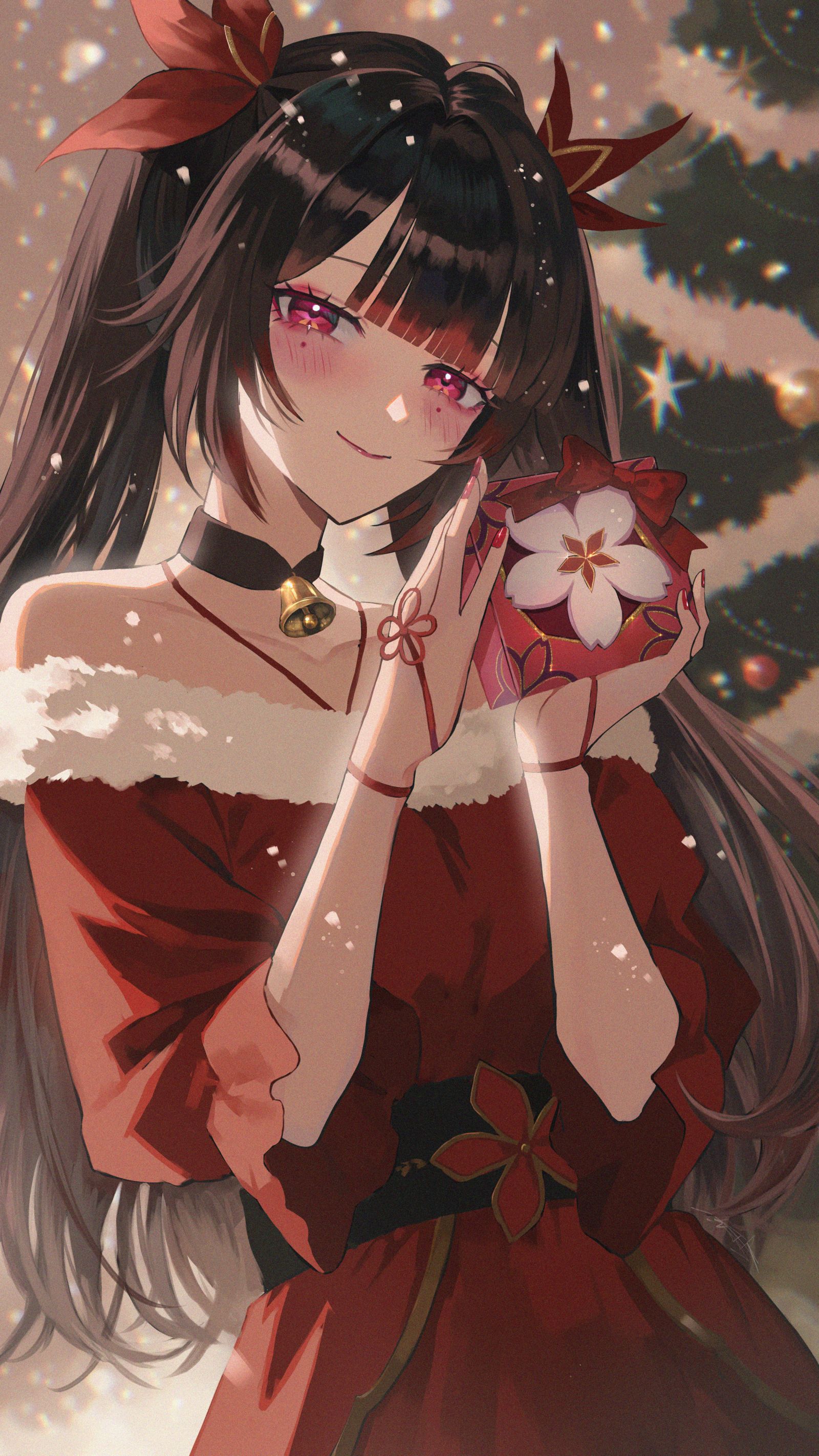 “这是烟花送的圣诞礼物哦♡”