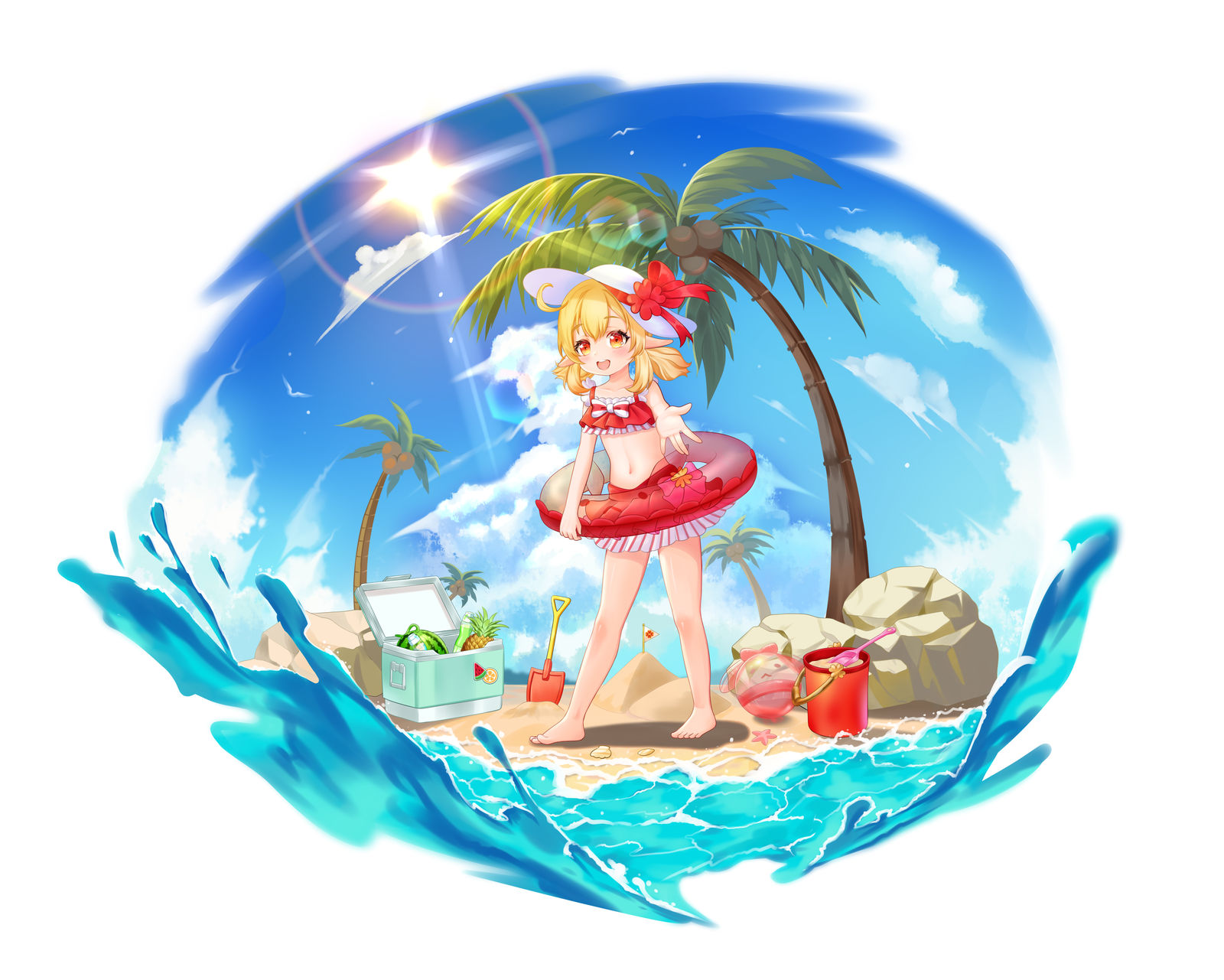 南方沙滩🏖～小可莉