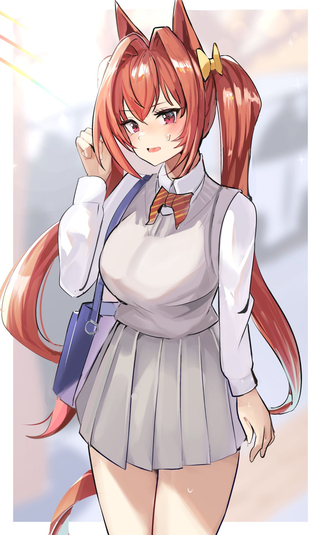 “……真是奇遇啊，没办法，一起去吗？”