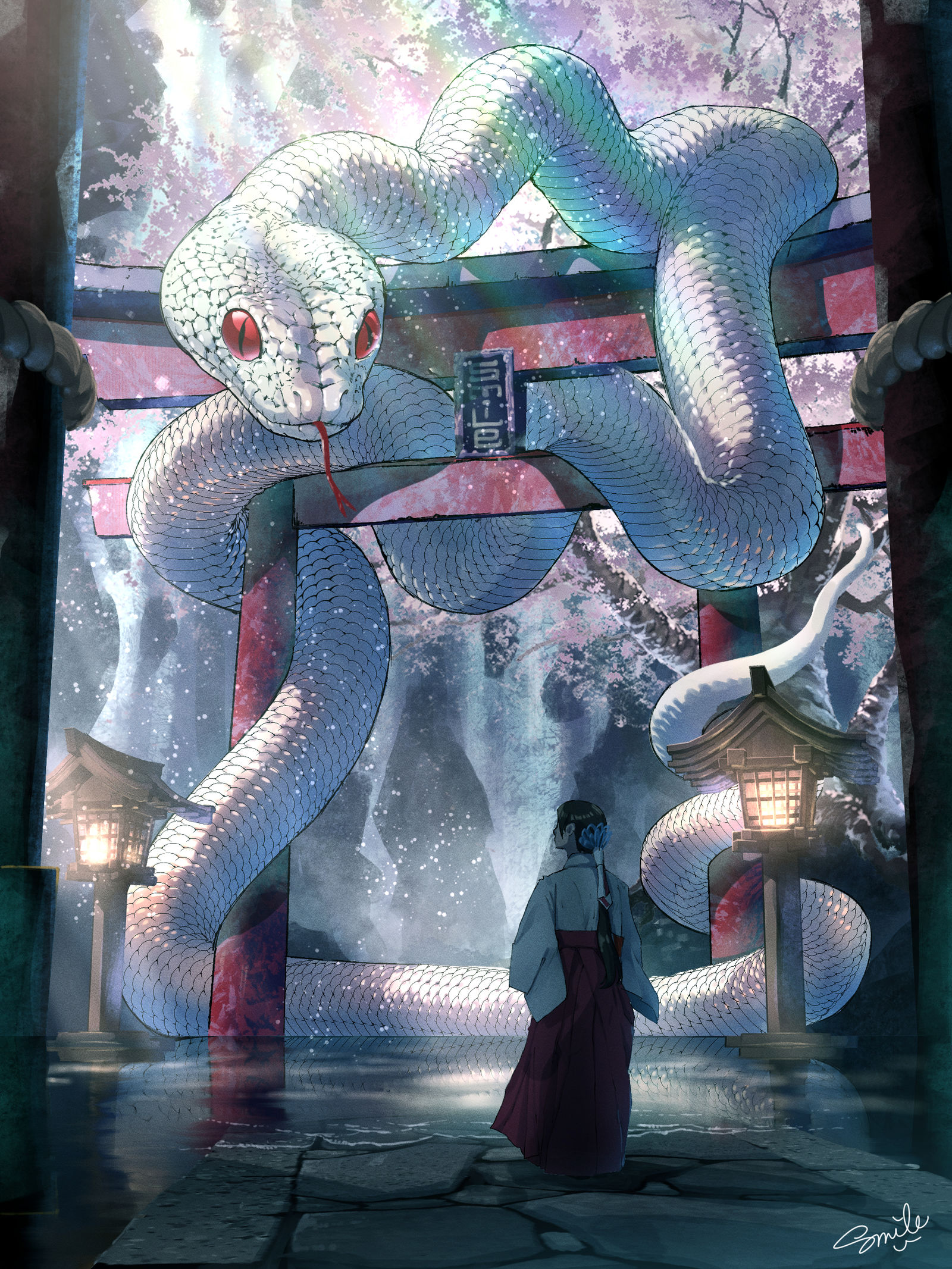 巳年！-背景原创