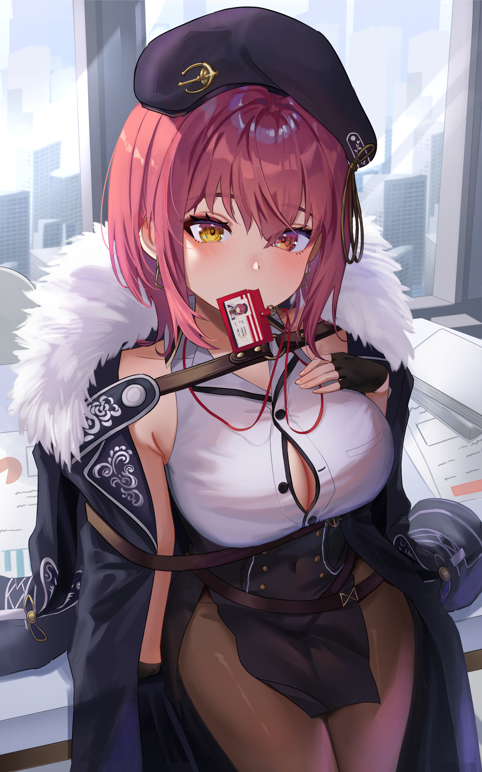 “嗯。”插画图片壁纸