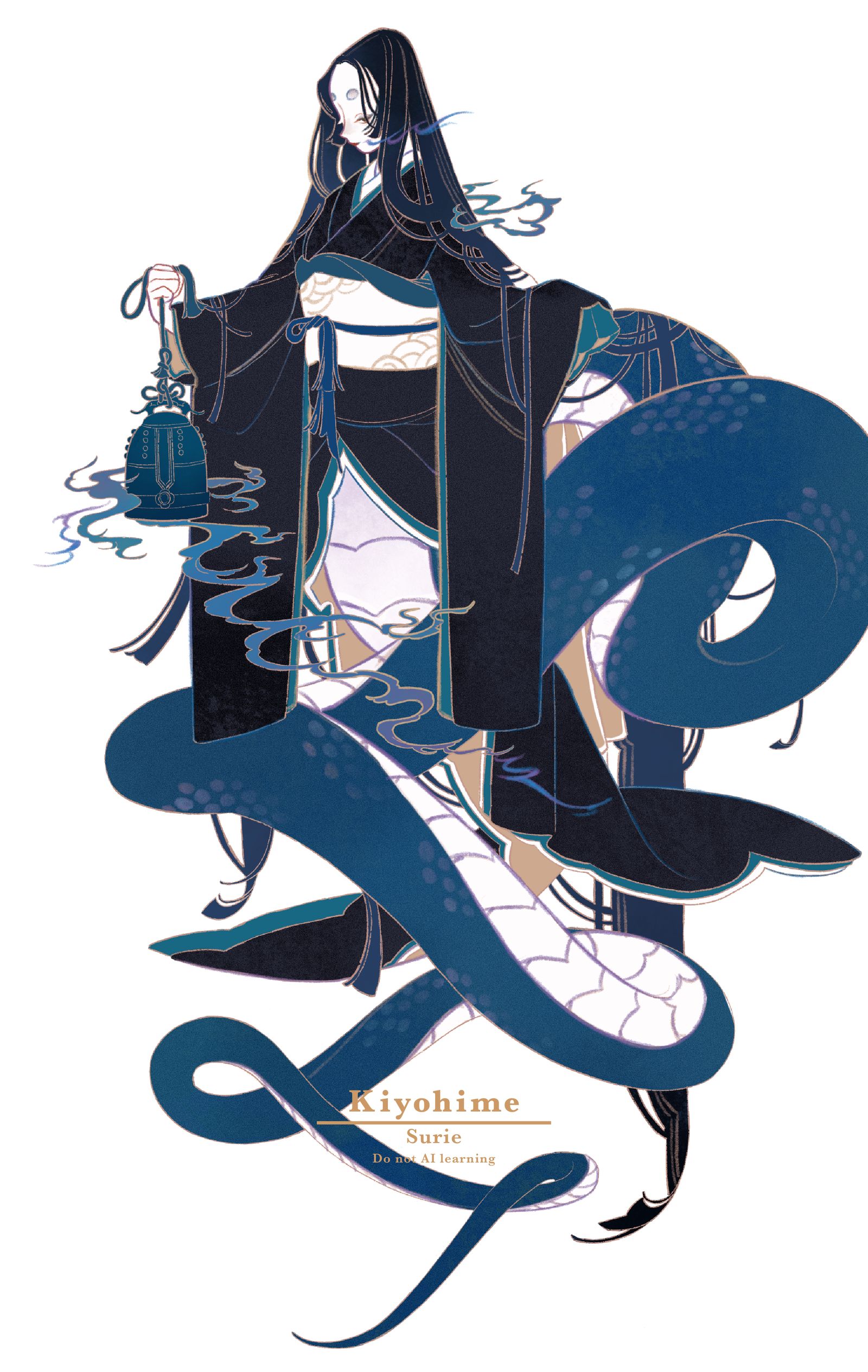 清姫插画图片壁纸