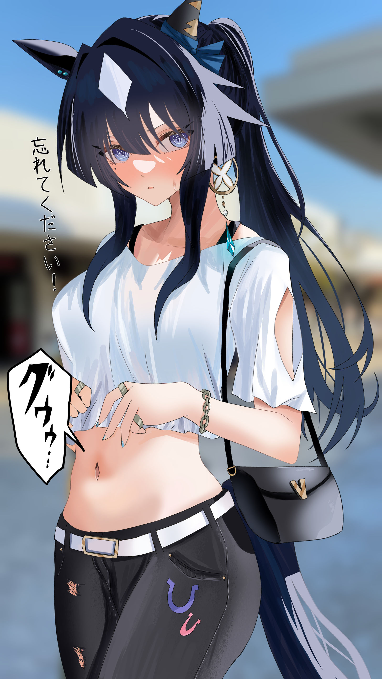 、、、、海娜、、差不多该吃饭了吧、、、插画图片壁纸