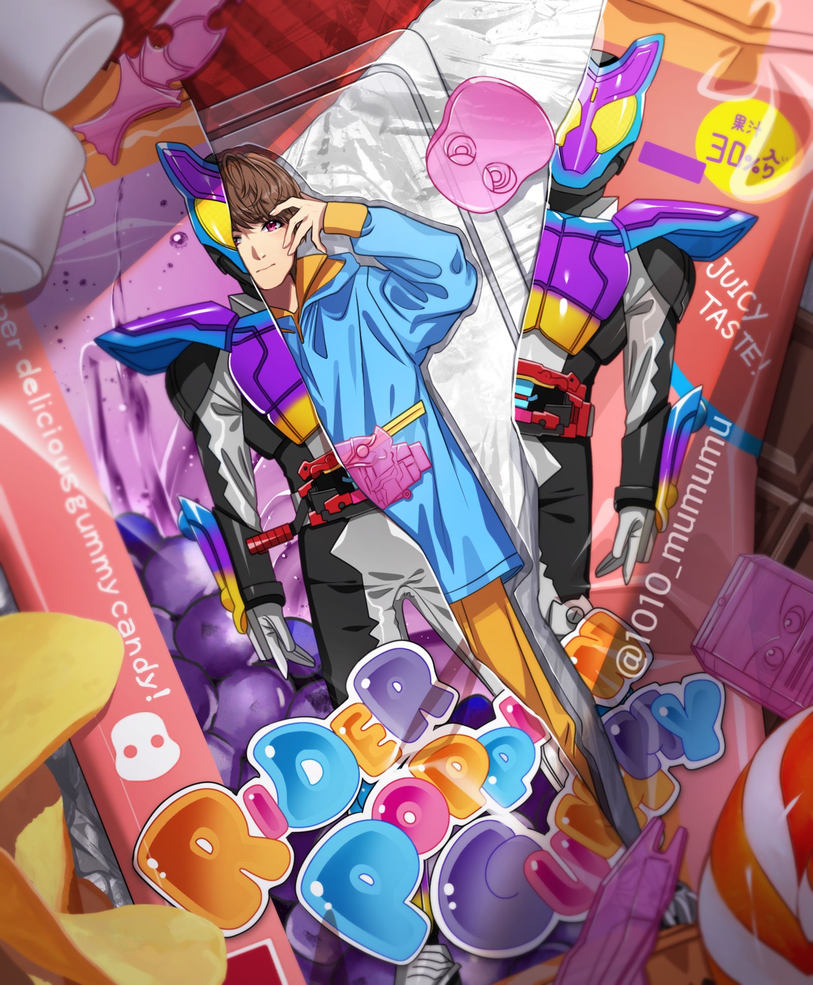 RIDER POPPIN GUMMY插画图片壁纸