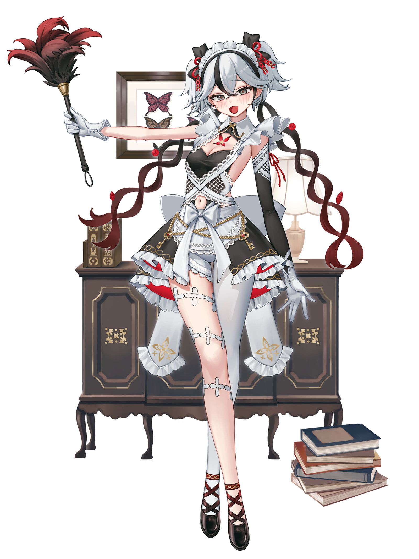 山茶插画图片壁纸