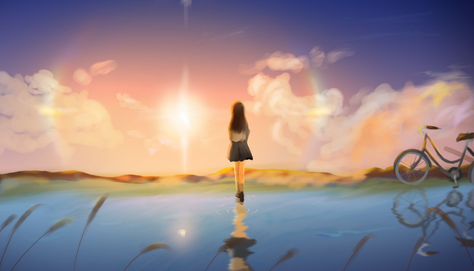 绘画分享背景尝试