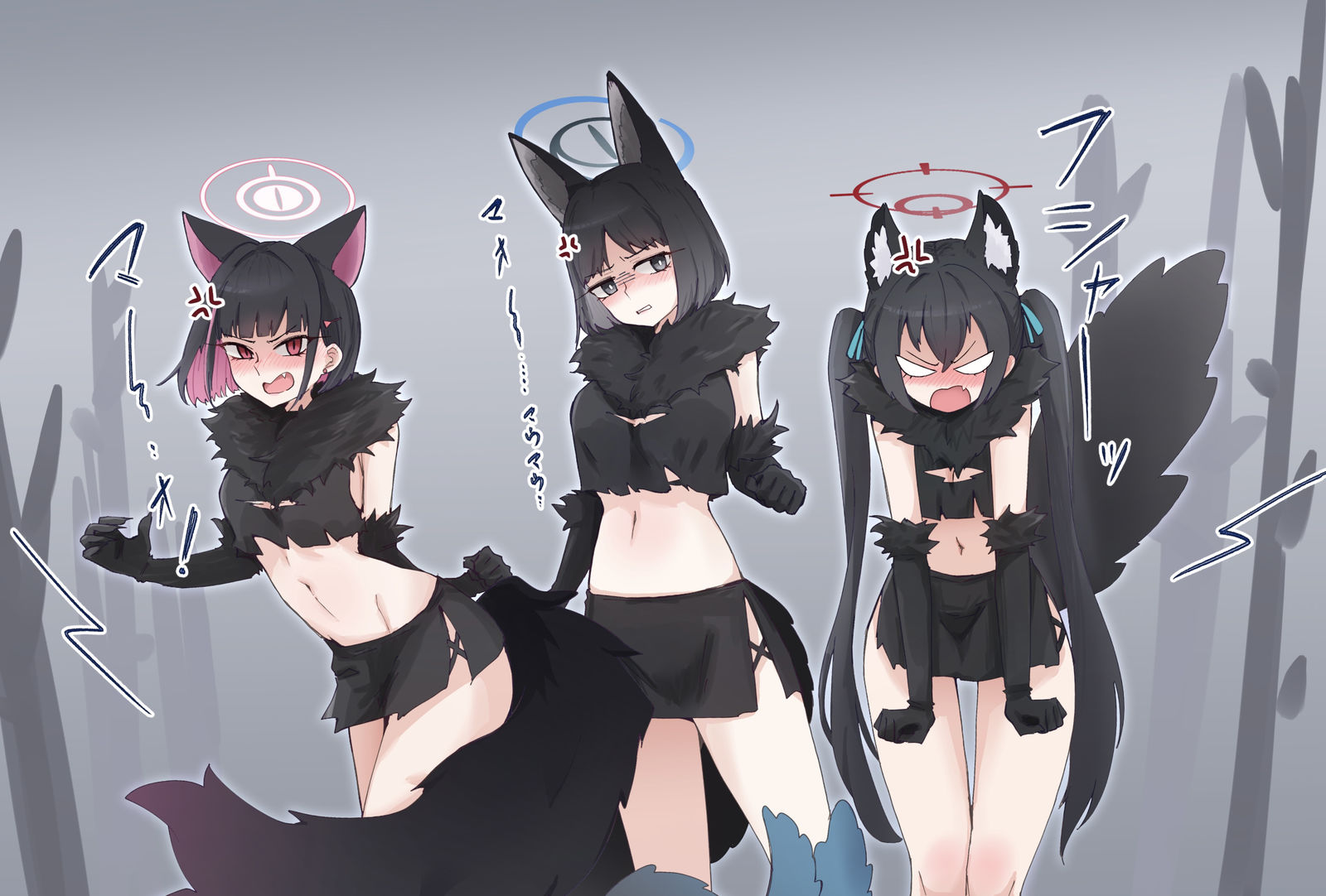 野兽战争插画图片壁纸