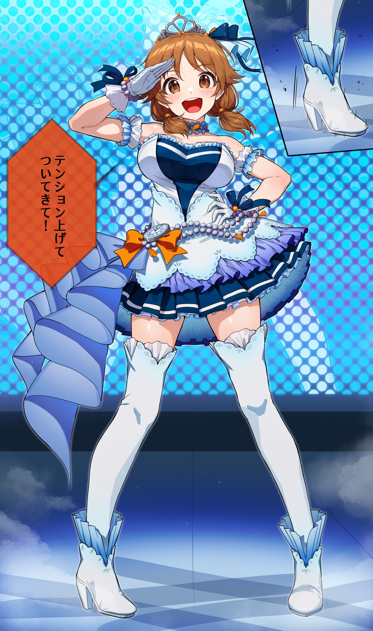 舞台上的早苗-片桐早苗偶像大师灰姑娘女孩