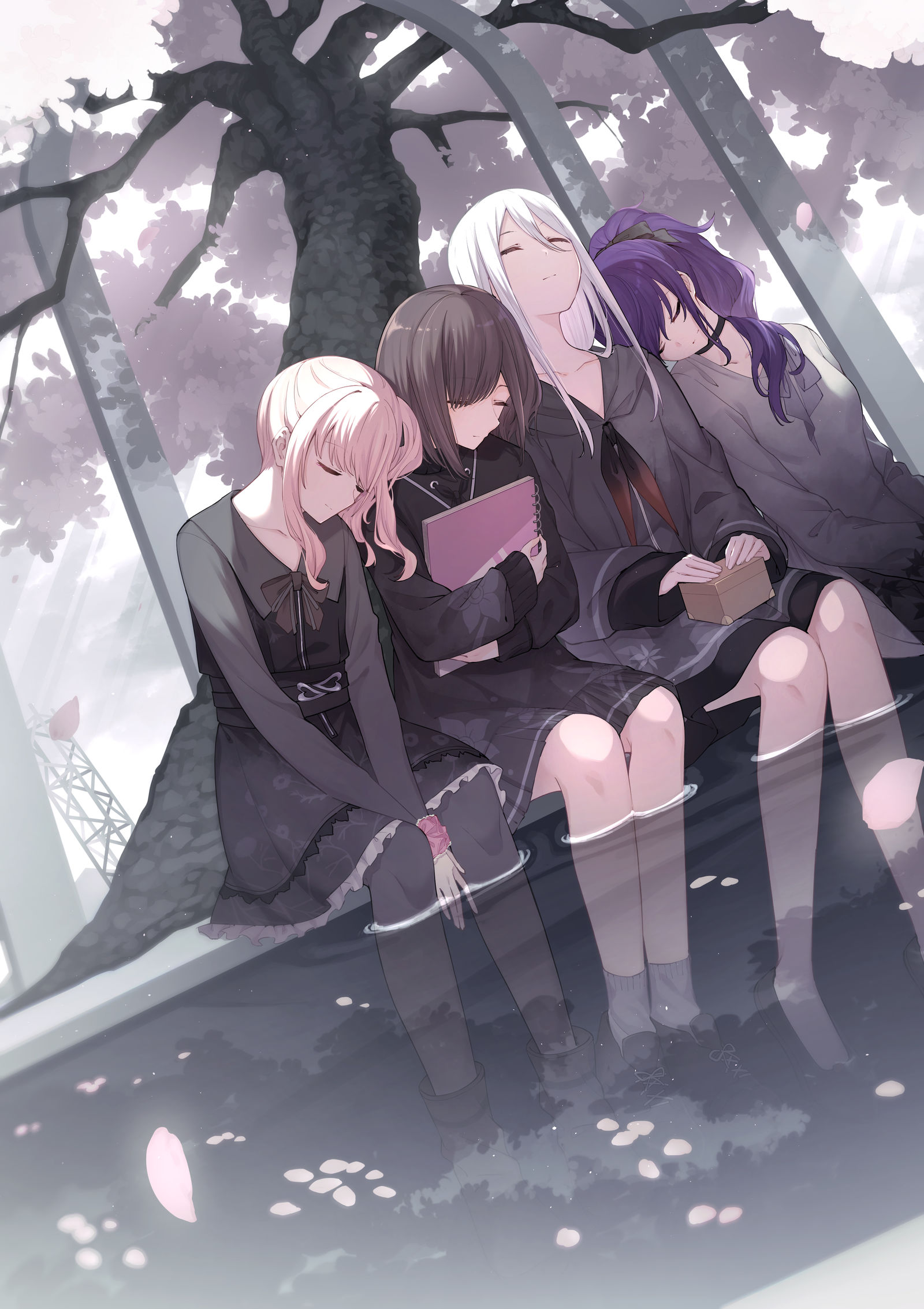 桜插画图片壁纸