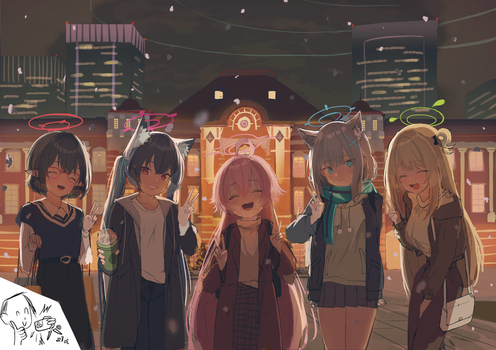 年末対策委員会插画图片壁纸