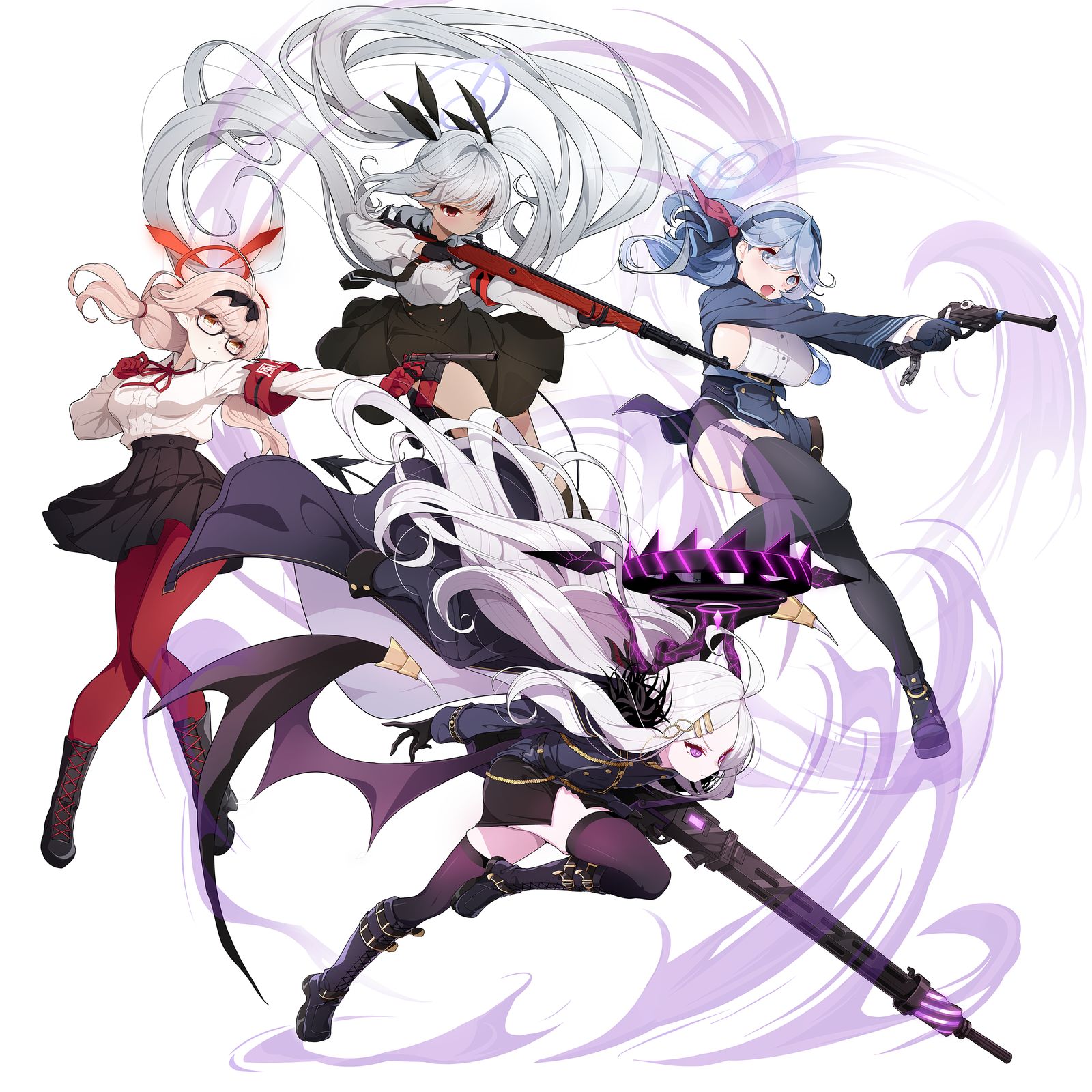 夏莱VS基沃特斯/风纪委员会插画图片壁纸