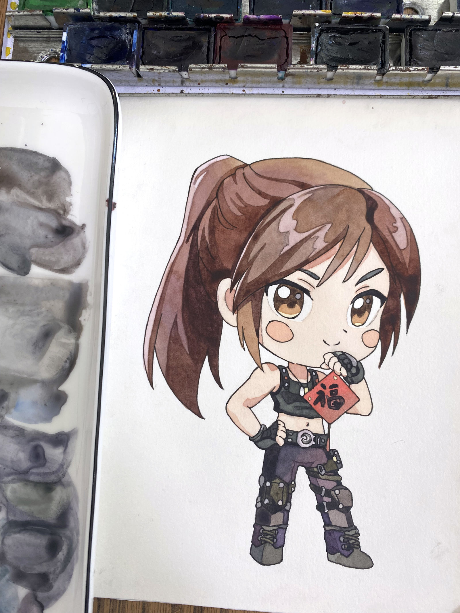 和平精英-和平精英水彩