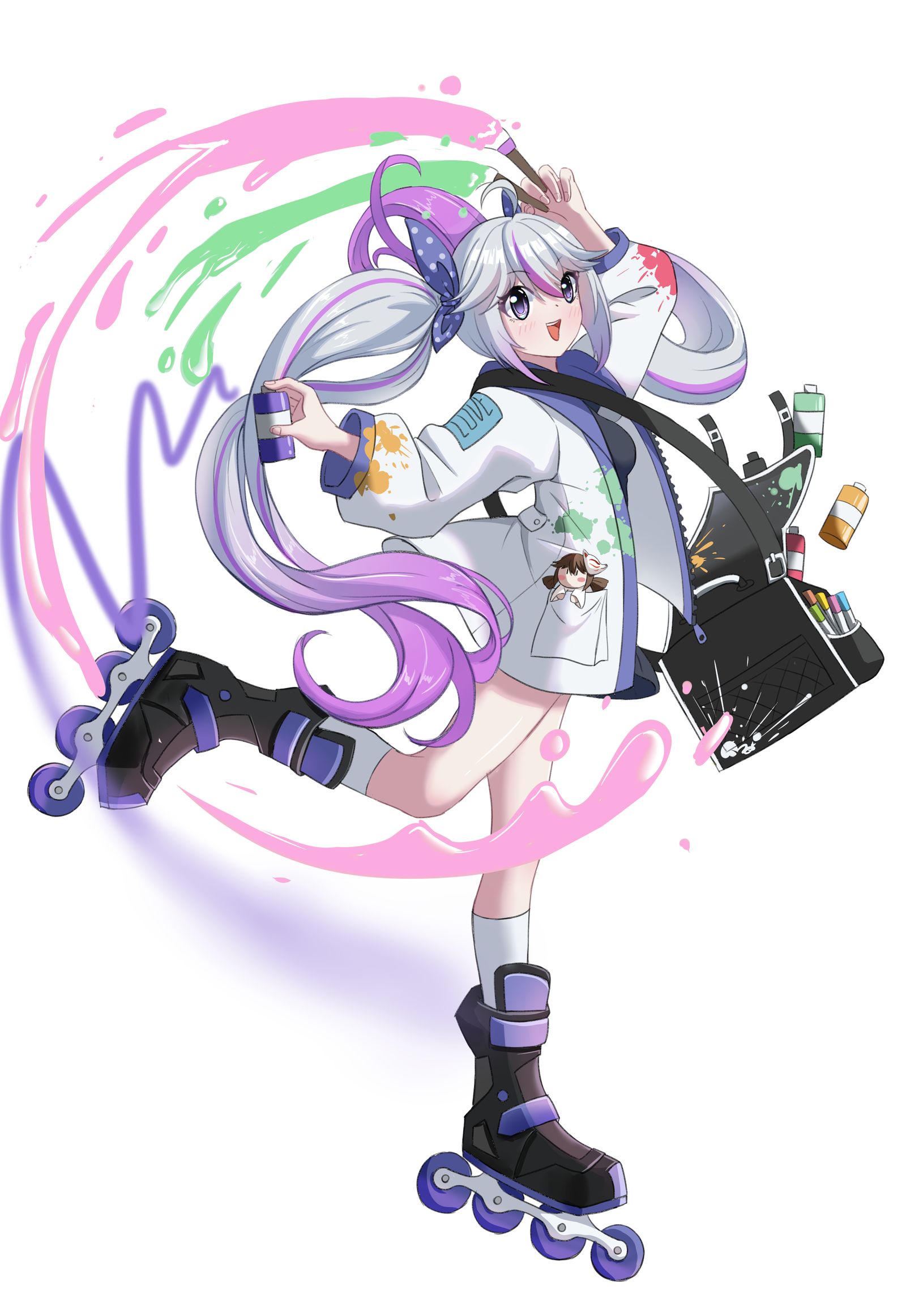 社团看板娘人设-角色设计原创