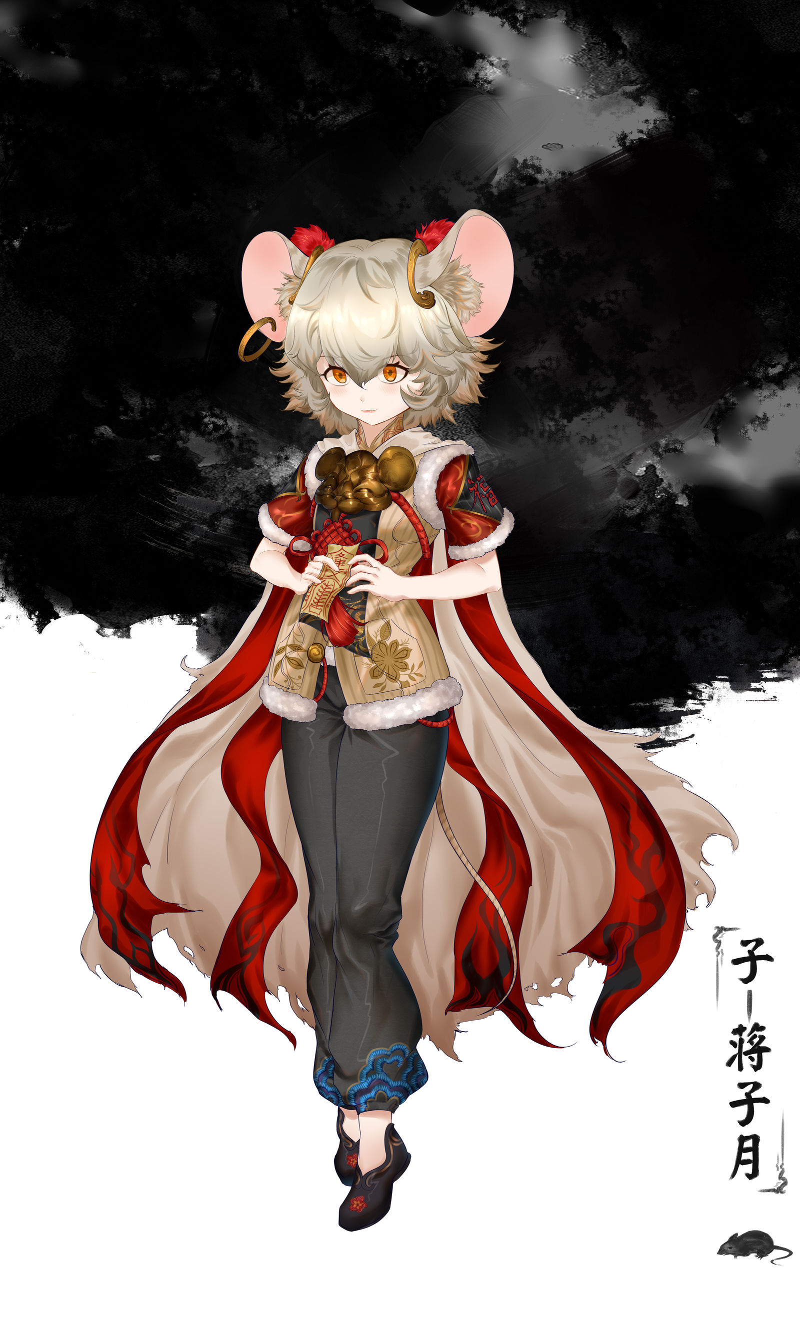 重置生肖守护——鼠插画图片壁纸