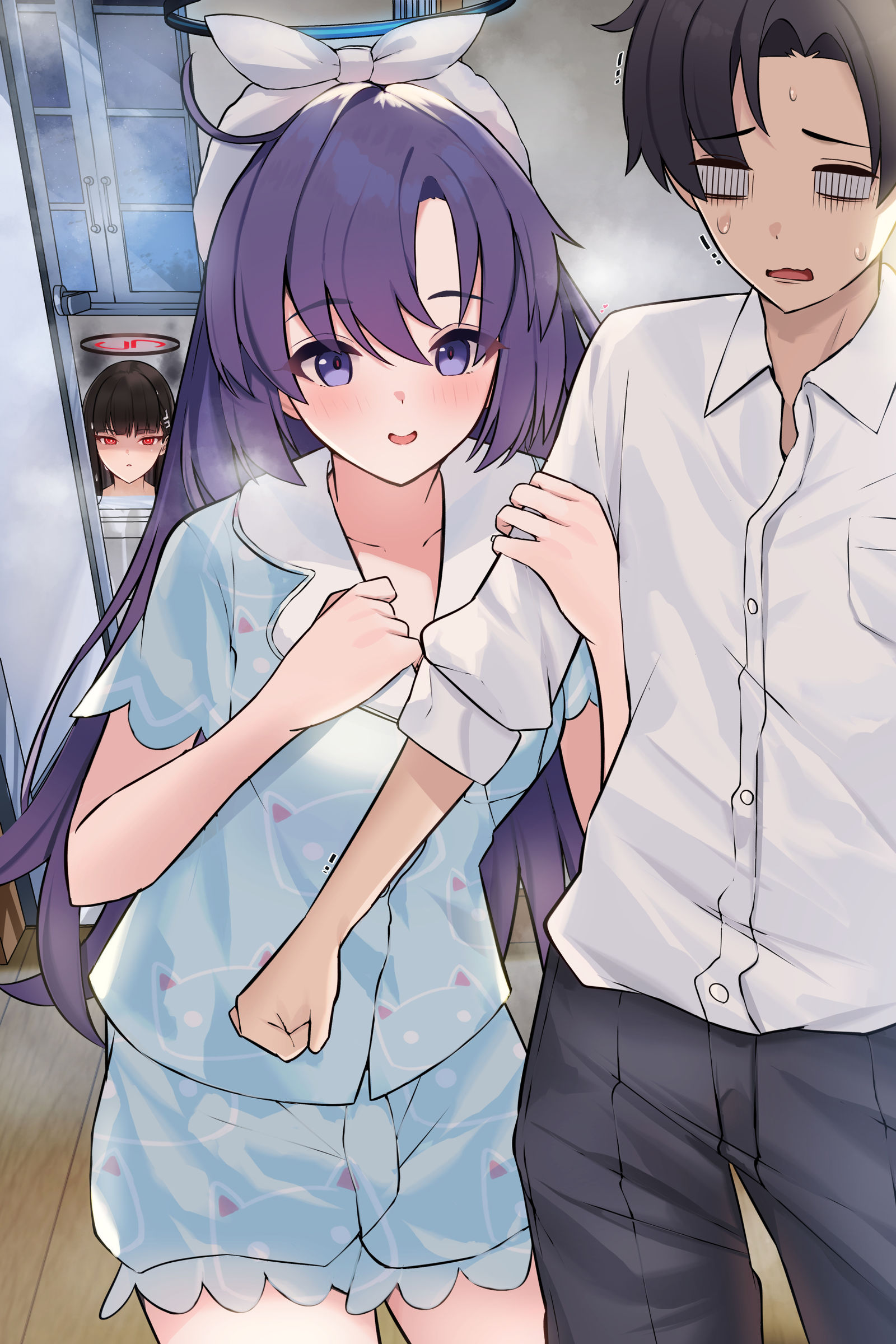 一起洗澡比较合理♡插画图片壁纸