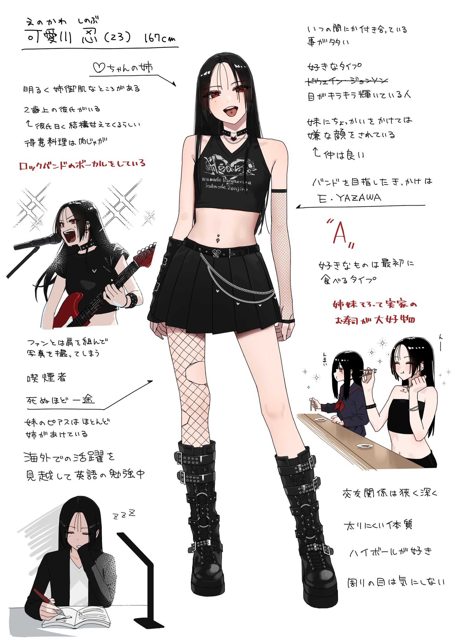 姐姐的详细插画图片壁纸