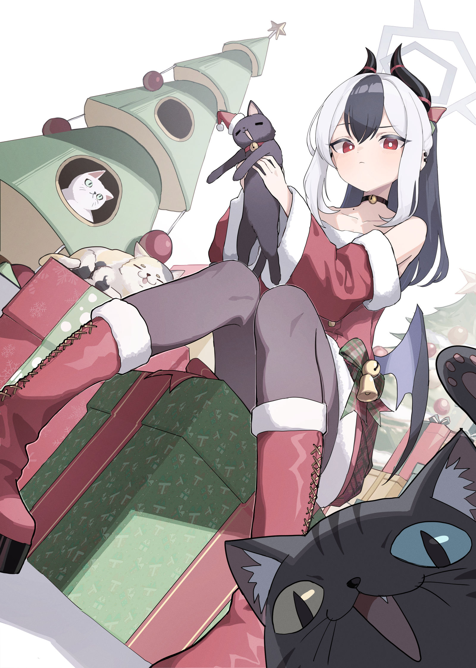 Kayoko Christmas插画图片壁纸