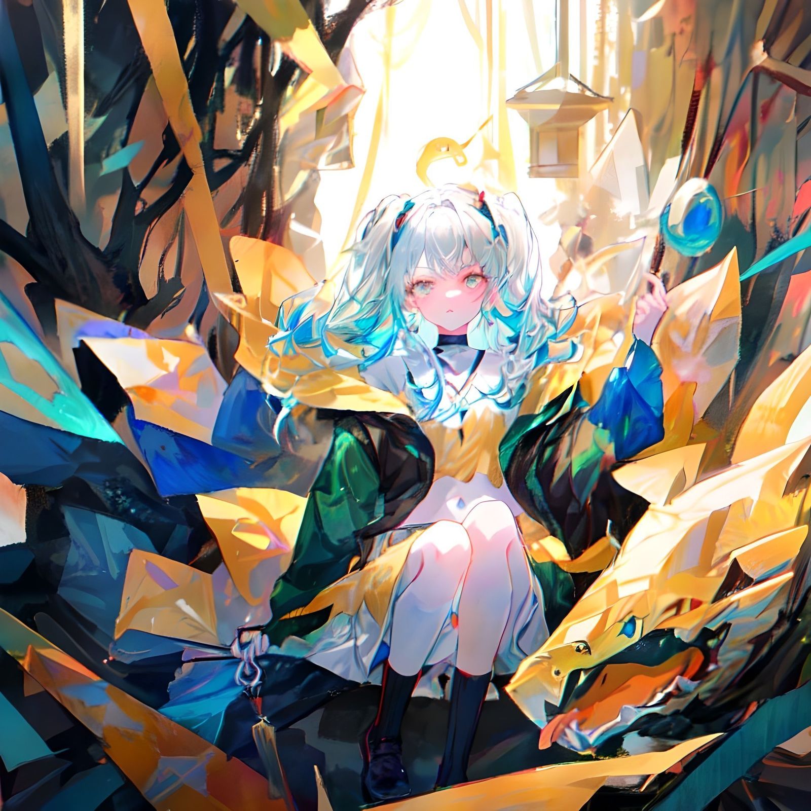 嗯？-多彩厚涂ai