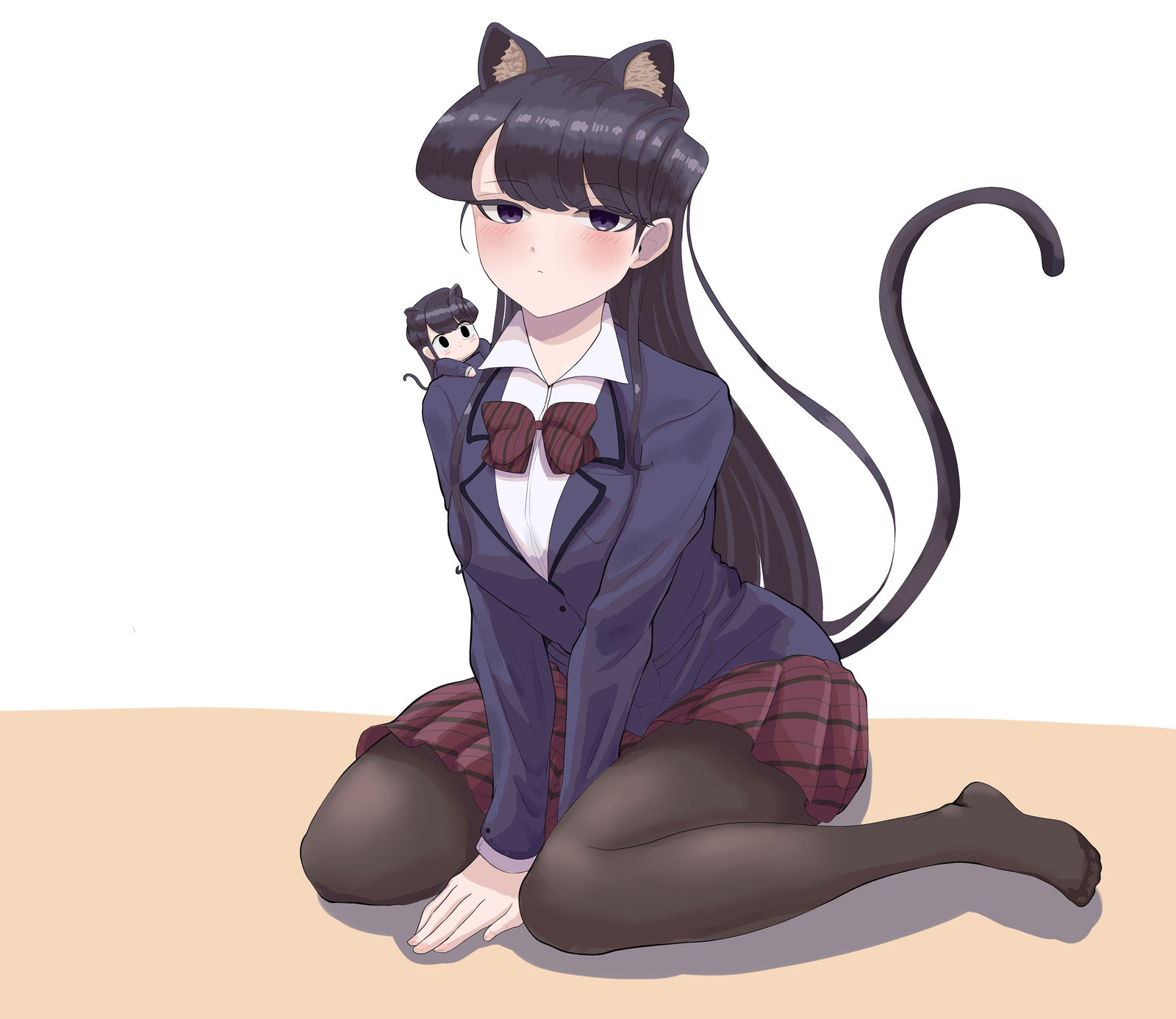 komi san插画图片壁纸