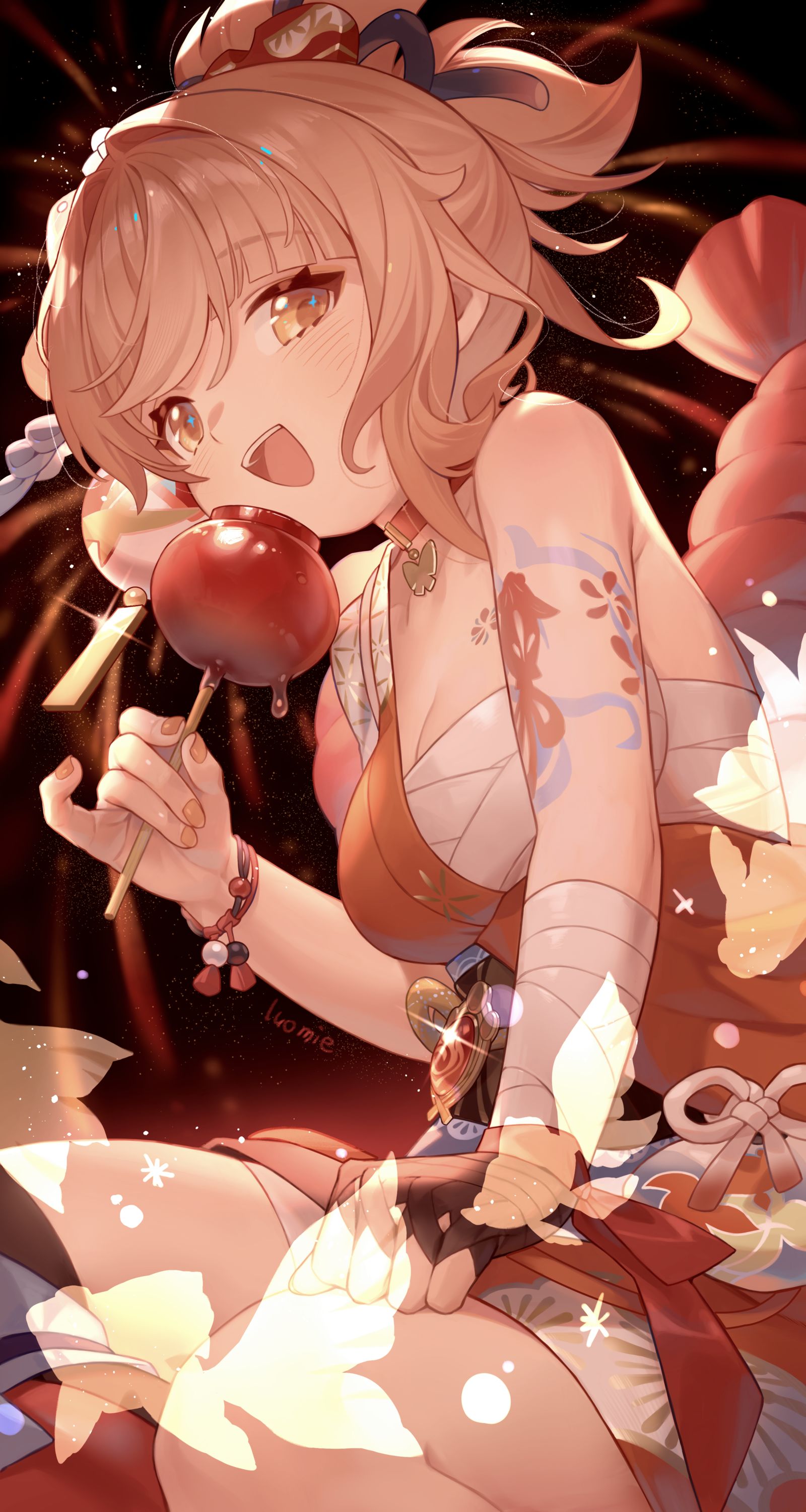 比烟花更耀眼插画图片壁纸