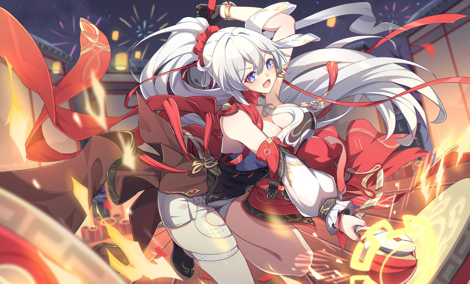 炽愿吉星插画图片壁纸