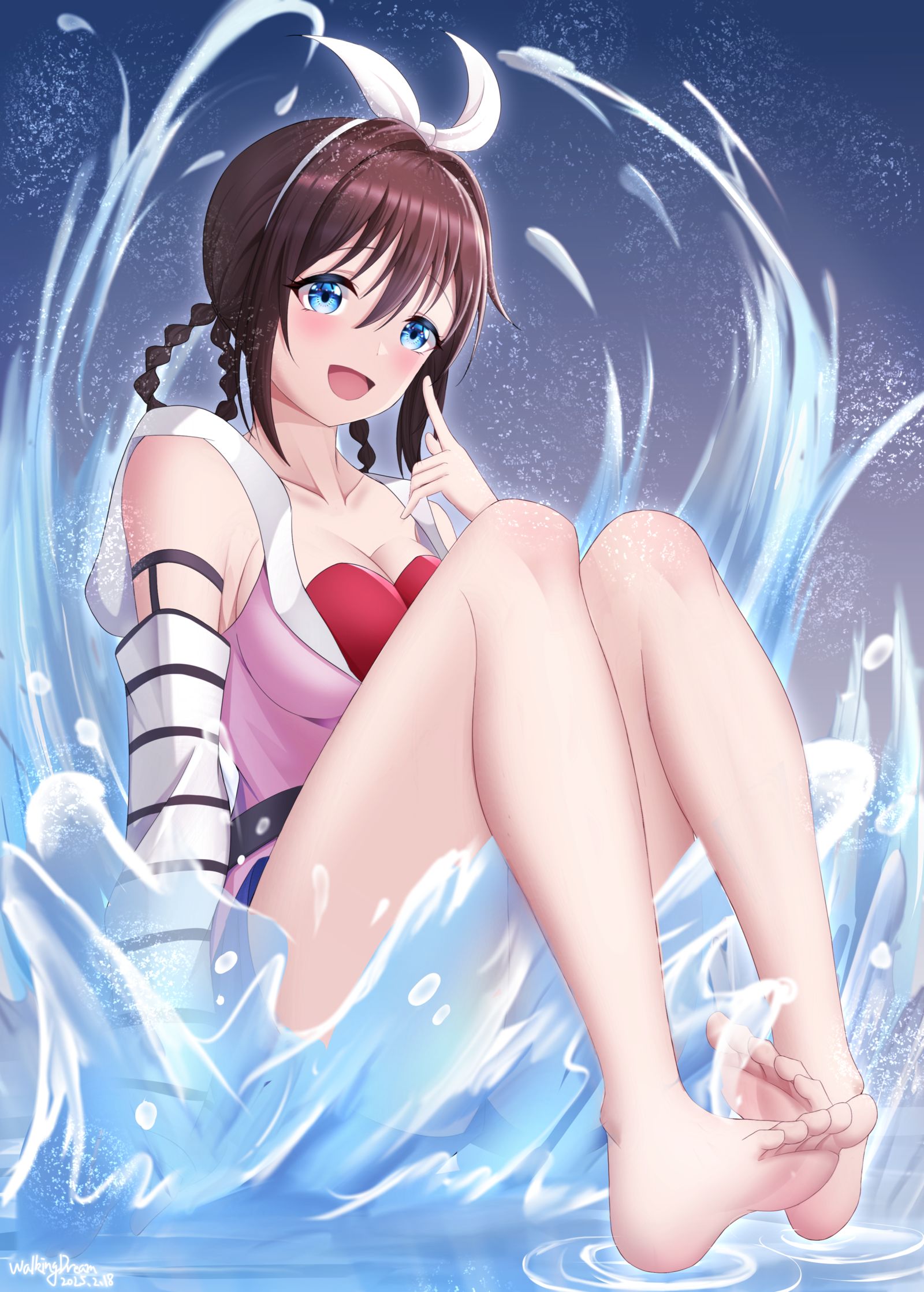 樱坂雫插画图片壁纸