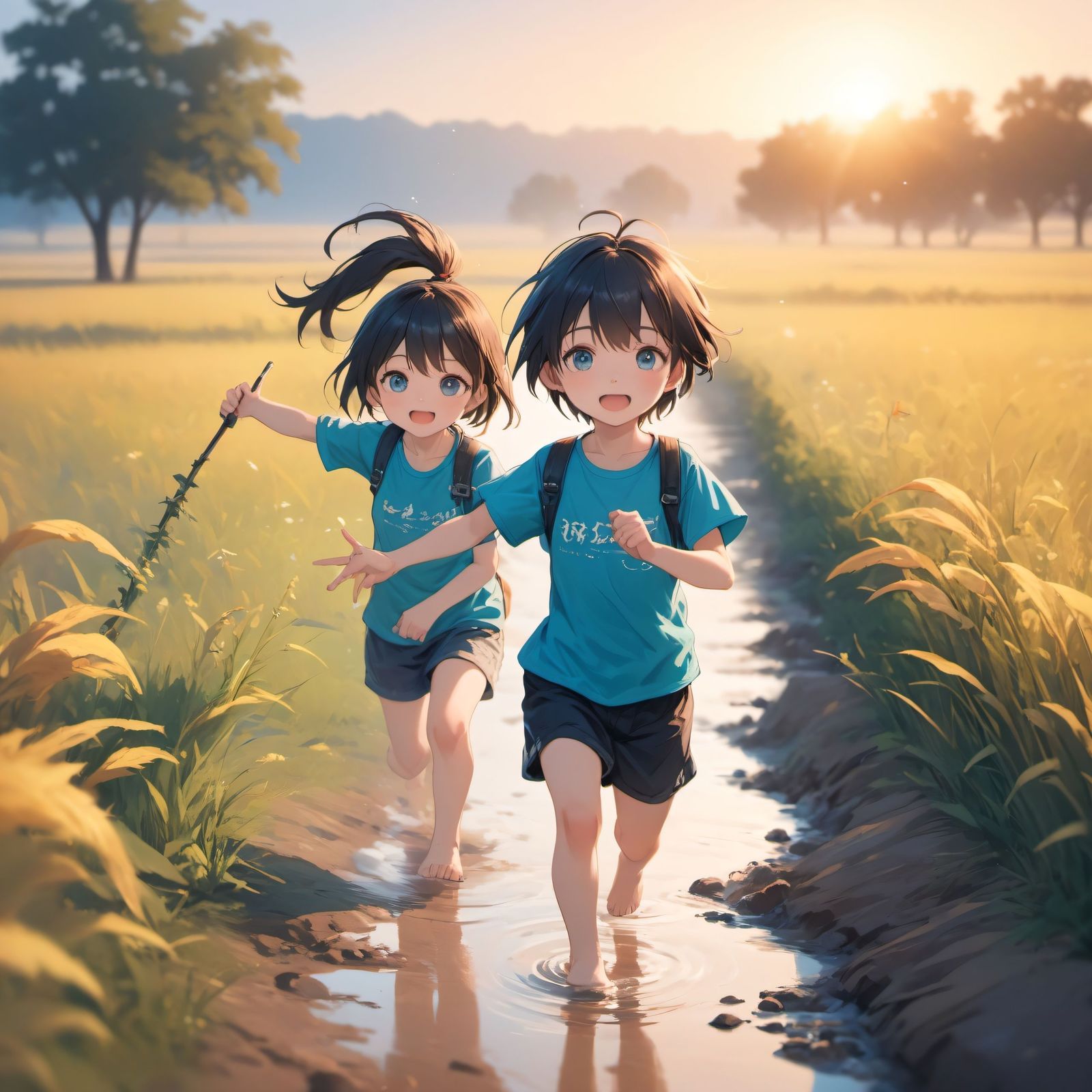 童年夏日-二次元大模型儿时记忆