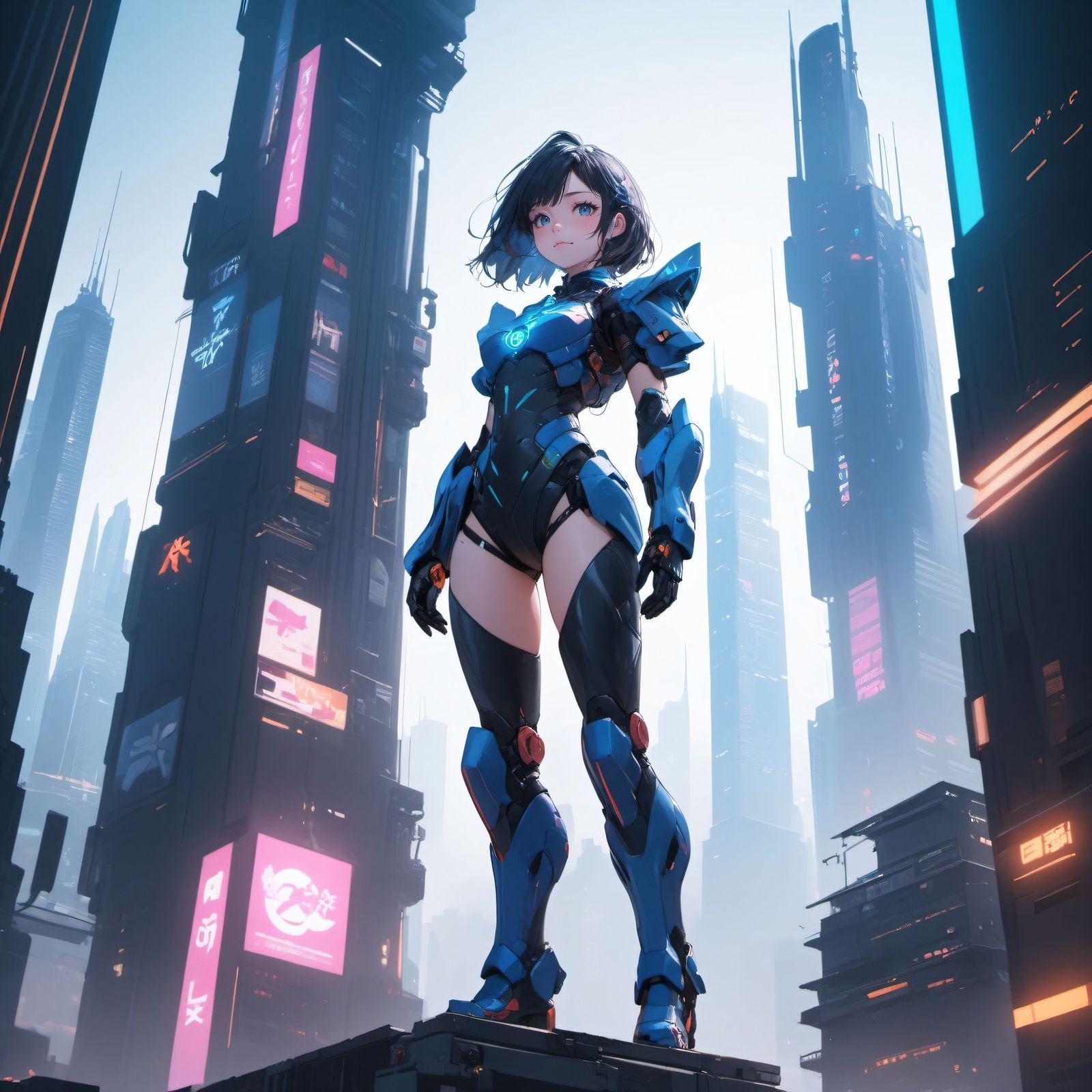 机甲少女！未来世界！