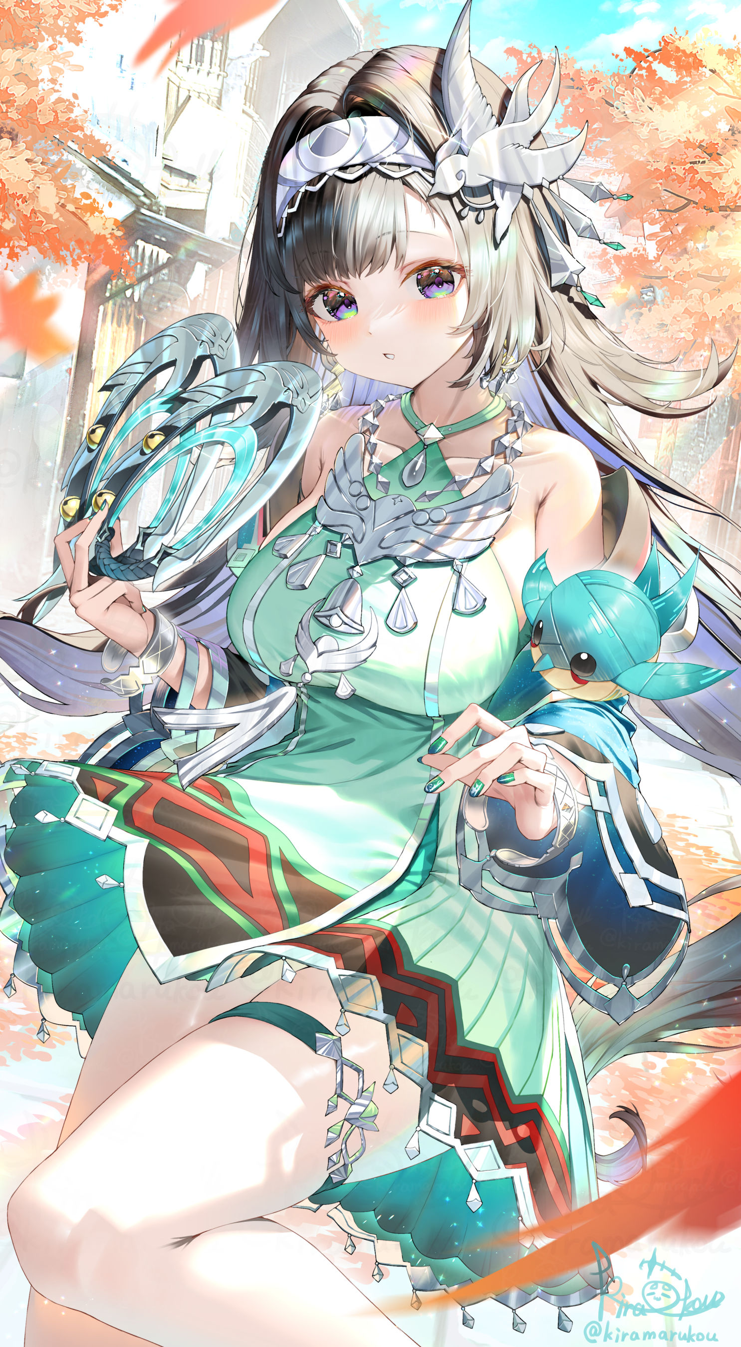 藍硯插画图片壁纸