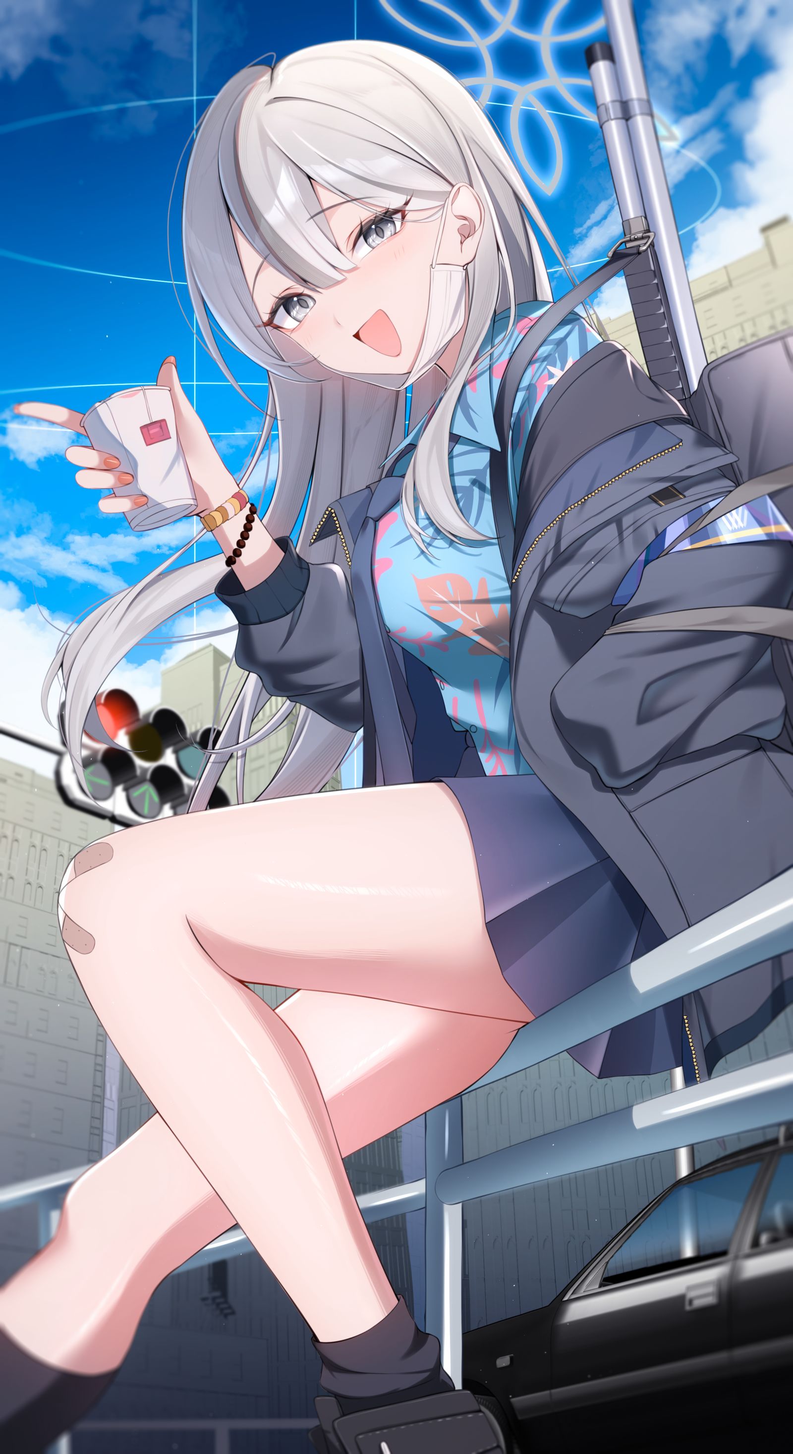 科诺卡-碧蓝档案白发