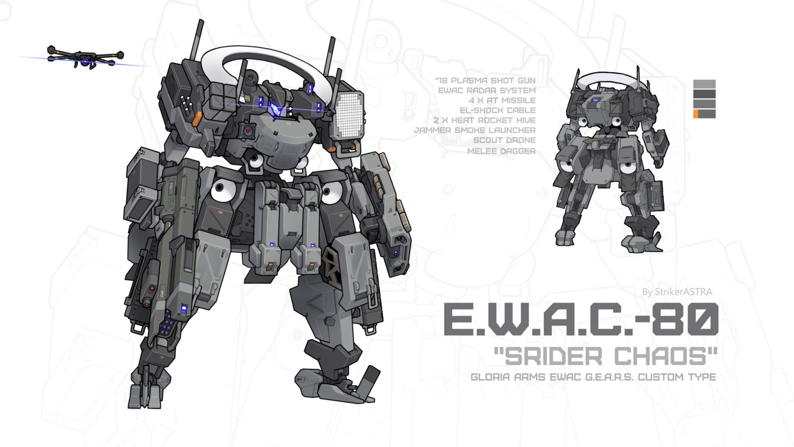 【Project：GEARS】疾行者EWAC/疾行者混沌插画图片壁纸