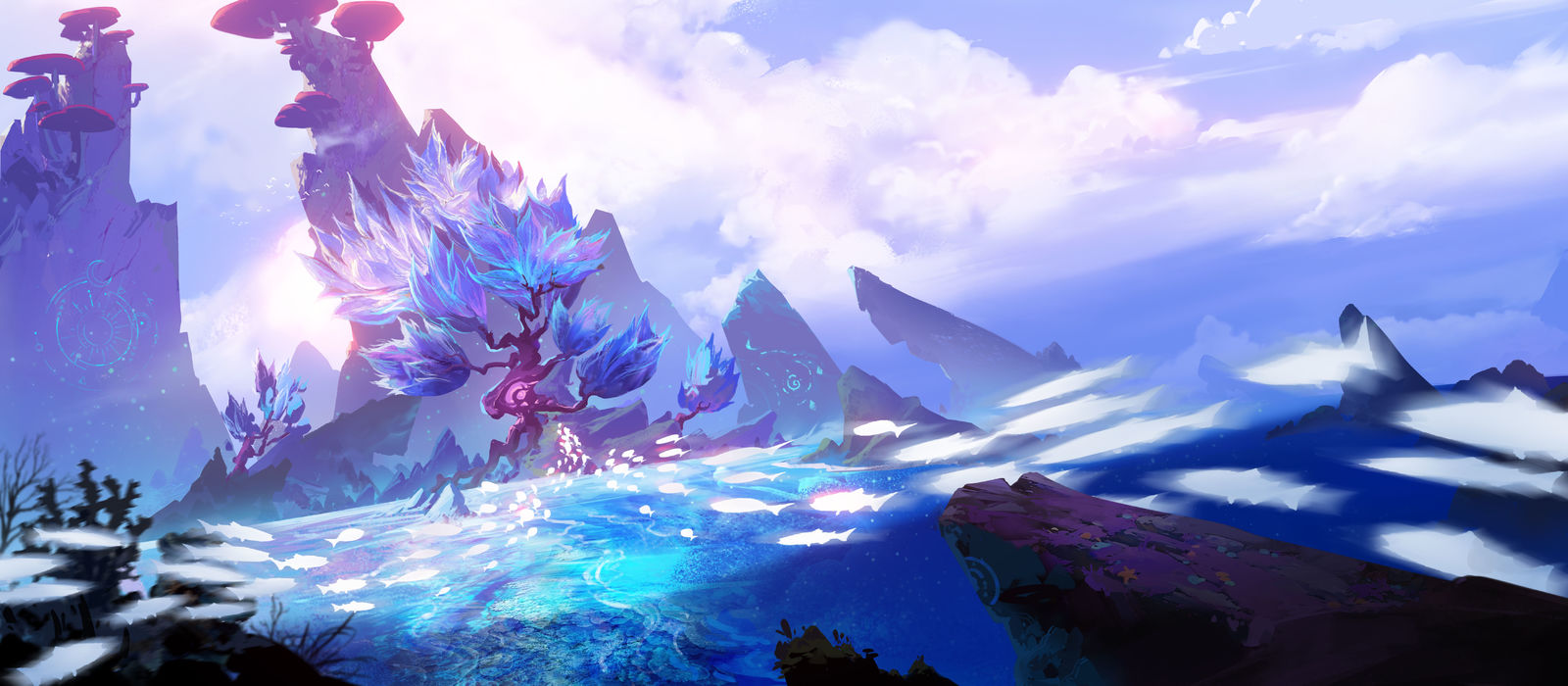 幽蓝翠羽岛头像同人高清图