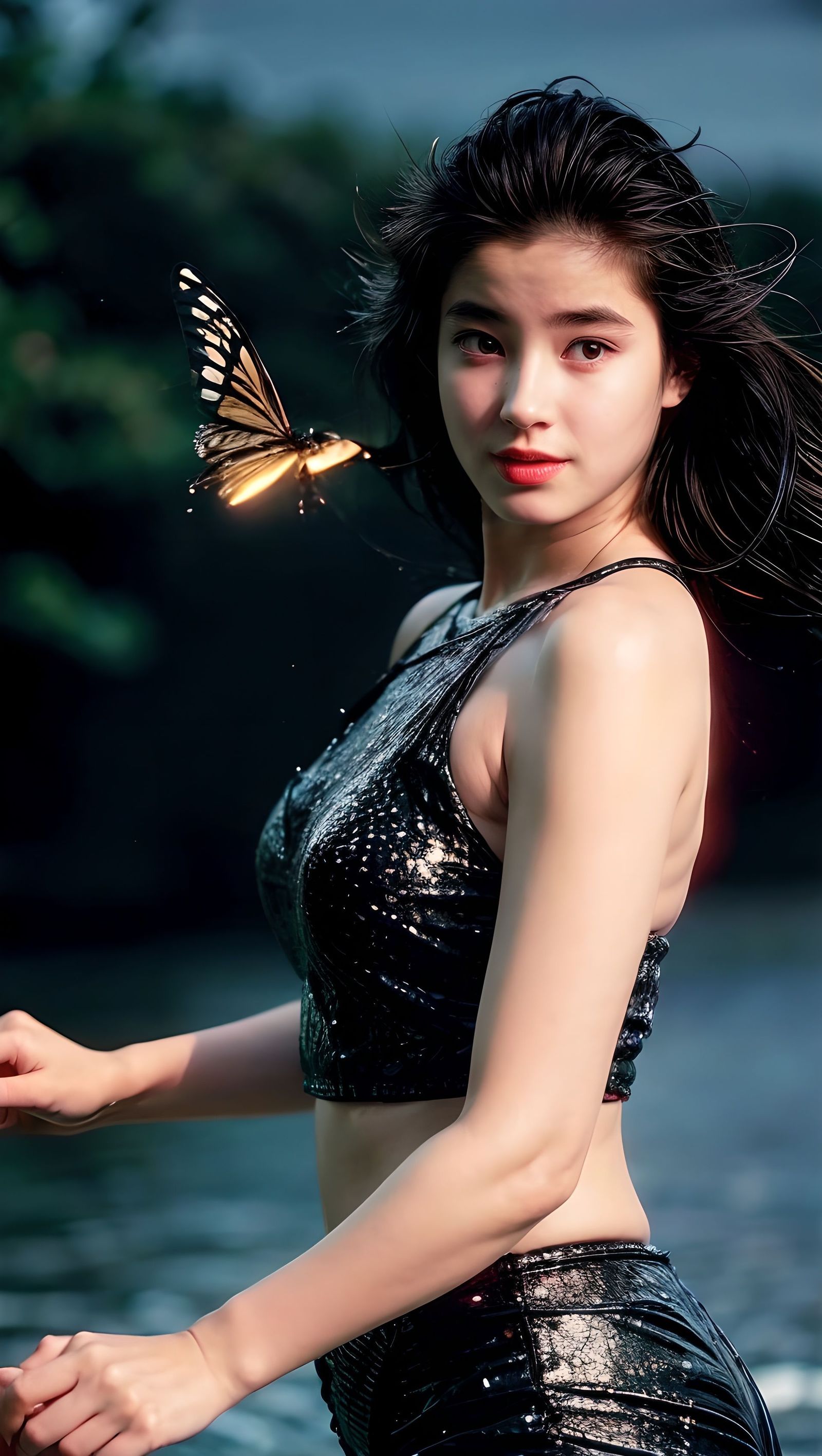 蝴蝶梦插画图片壁纸