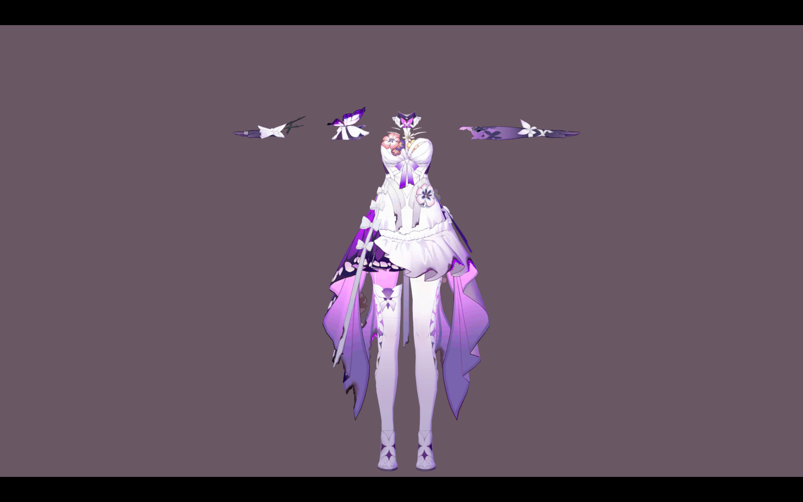 遐蝶衣装MoD配布仅服装卡插画图片壁纸