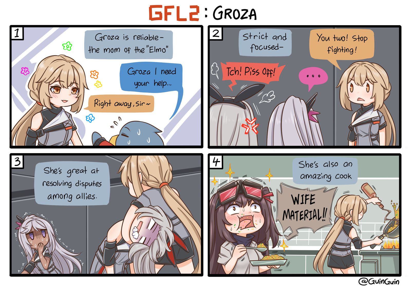 GFL2: Groza插画图片壁纸