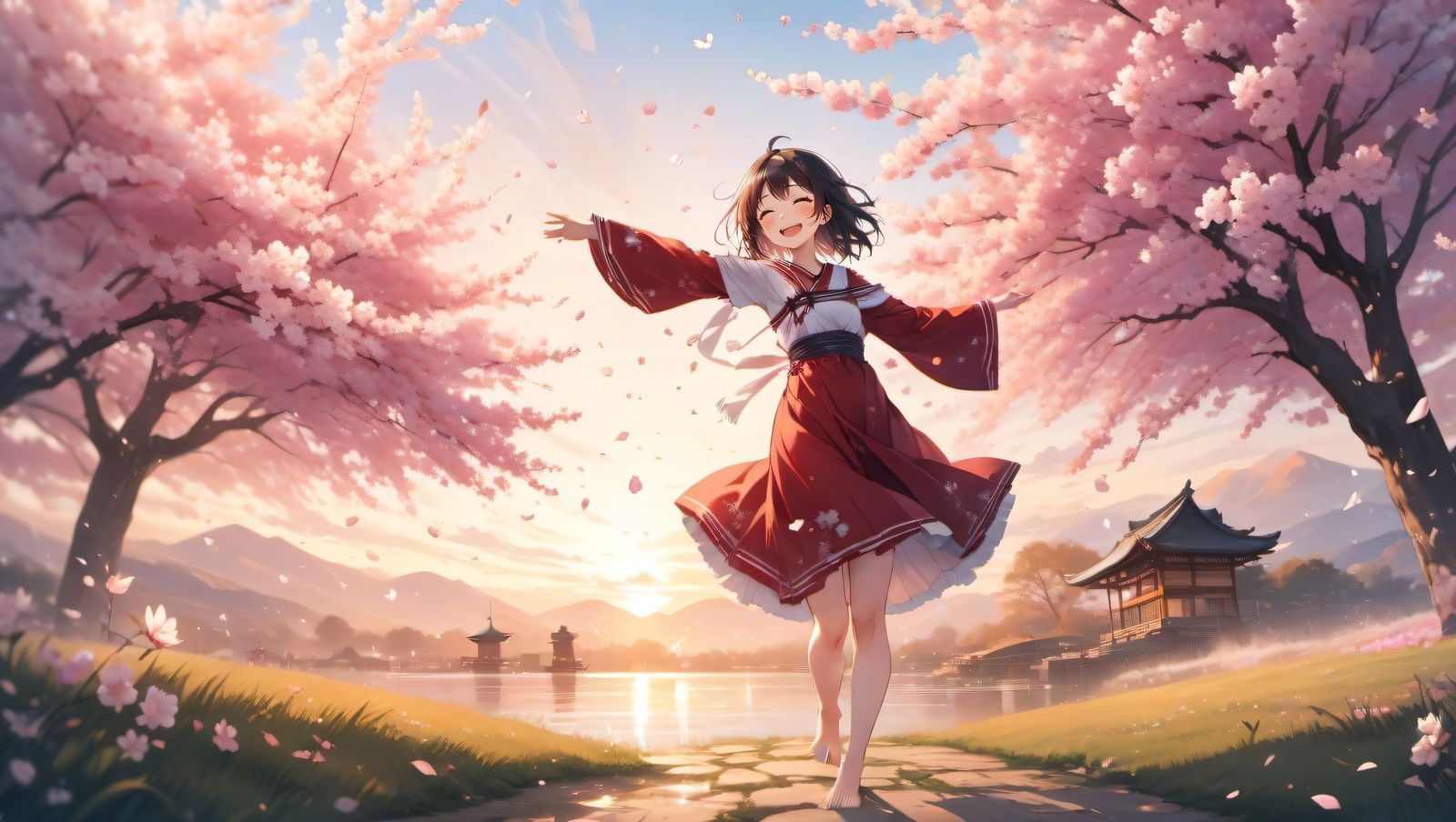 樱花树-二次元大模型樱花