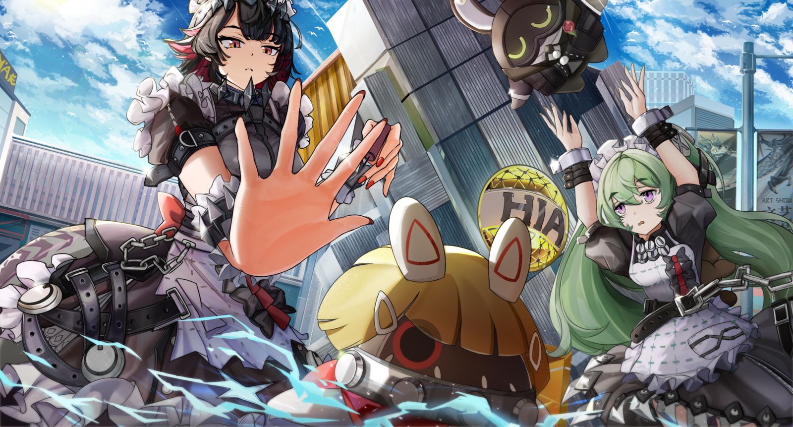 维多利亚家政插画图片壁纸