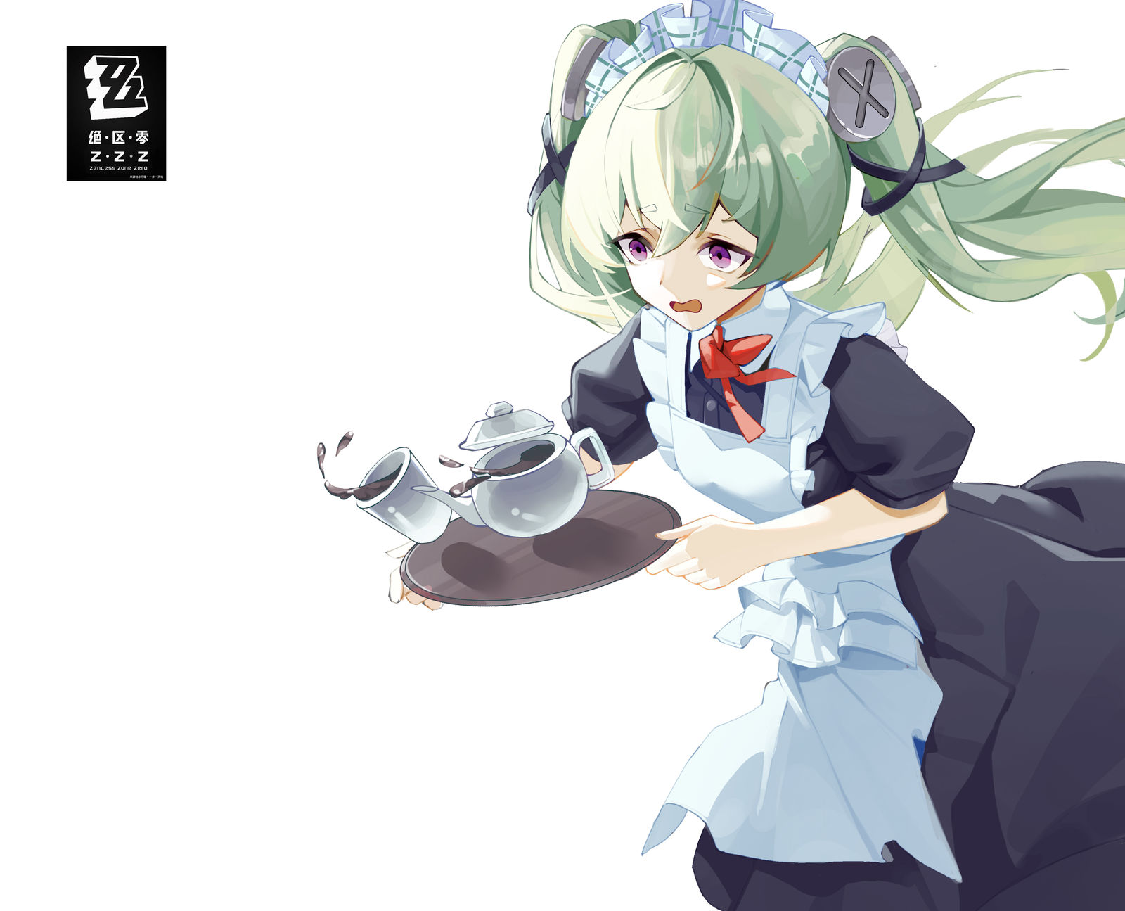 可琳，因为工作插画图片壁纸