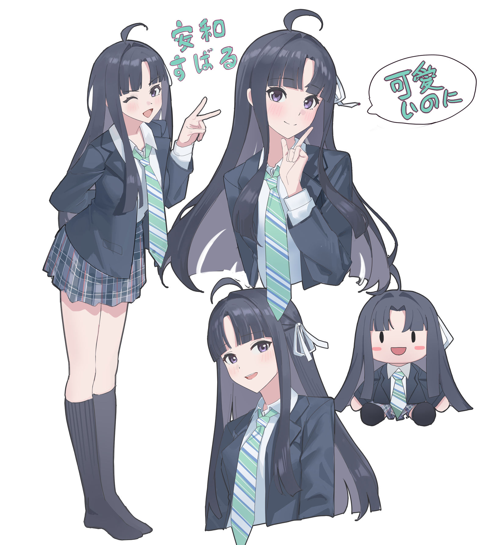 可爱捏插画图片壁纸