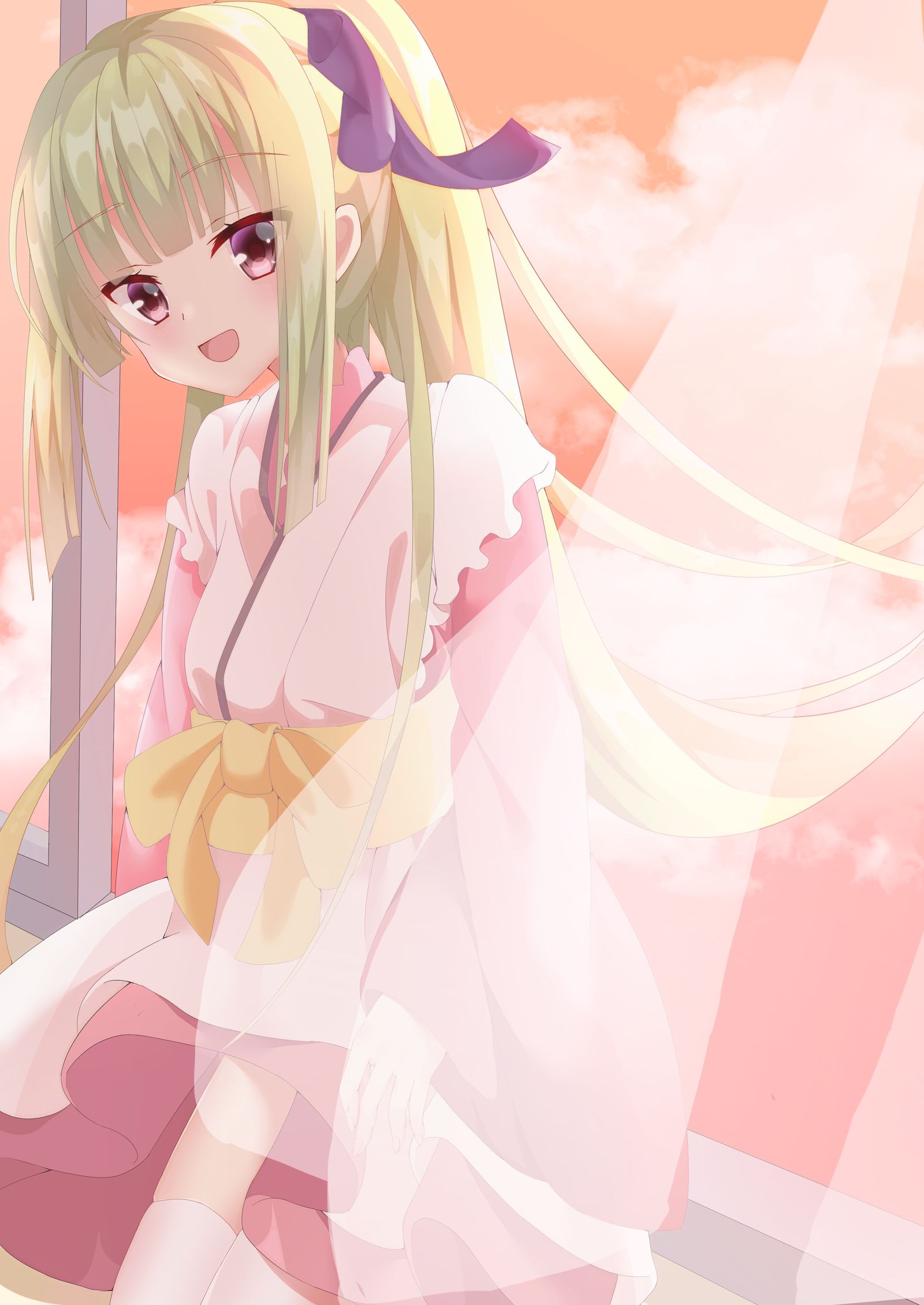 【夏漫】紫蝶插画图片壁纸
