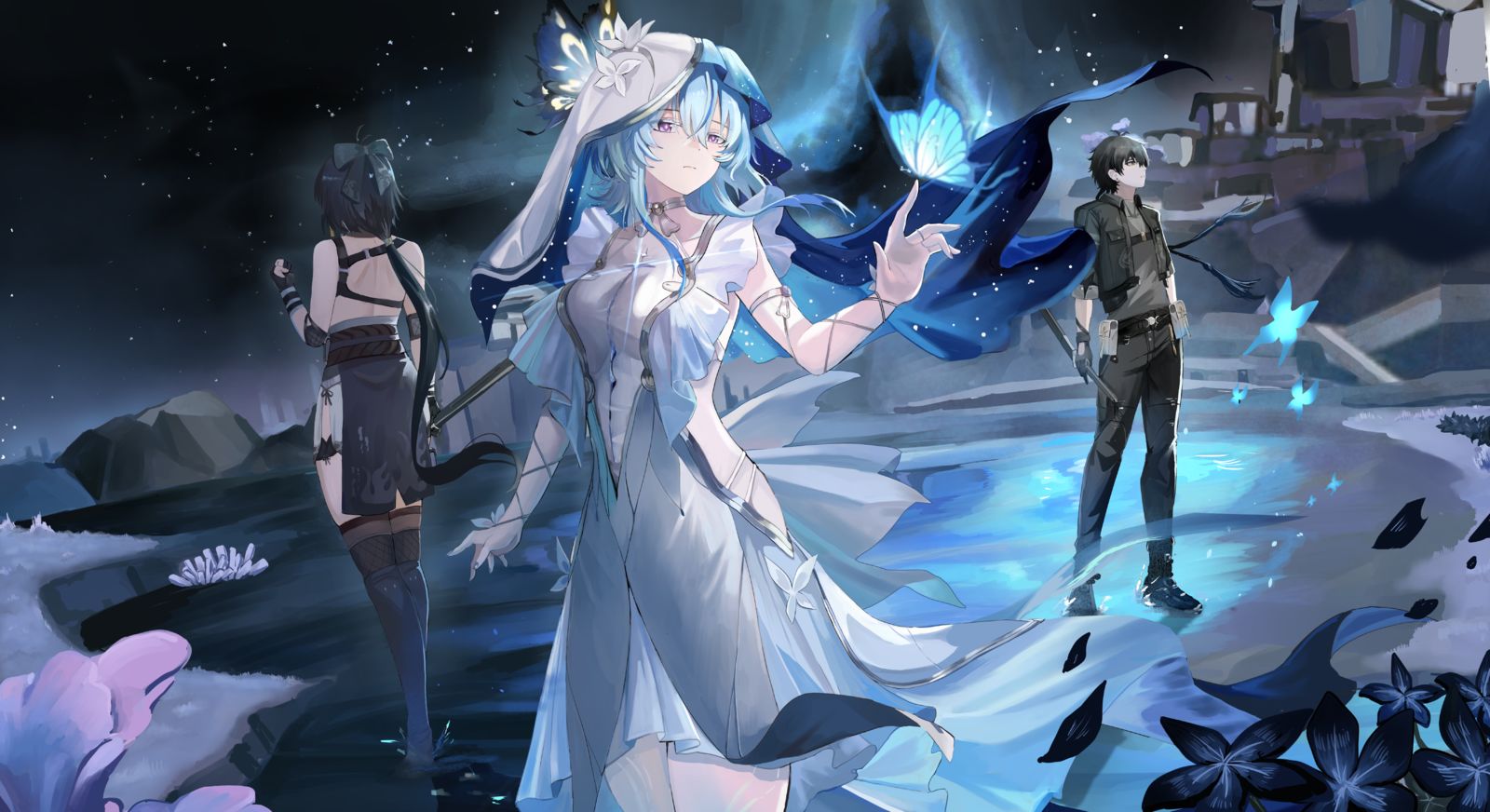 黑海岸插画图片壁纸