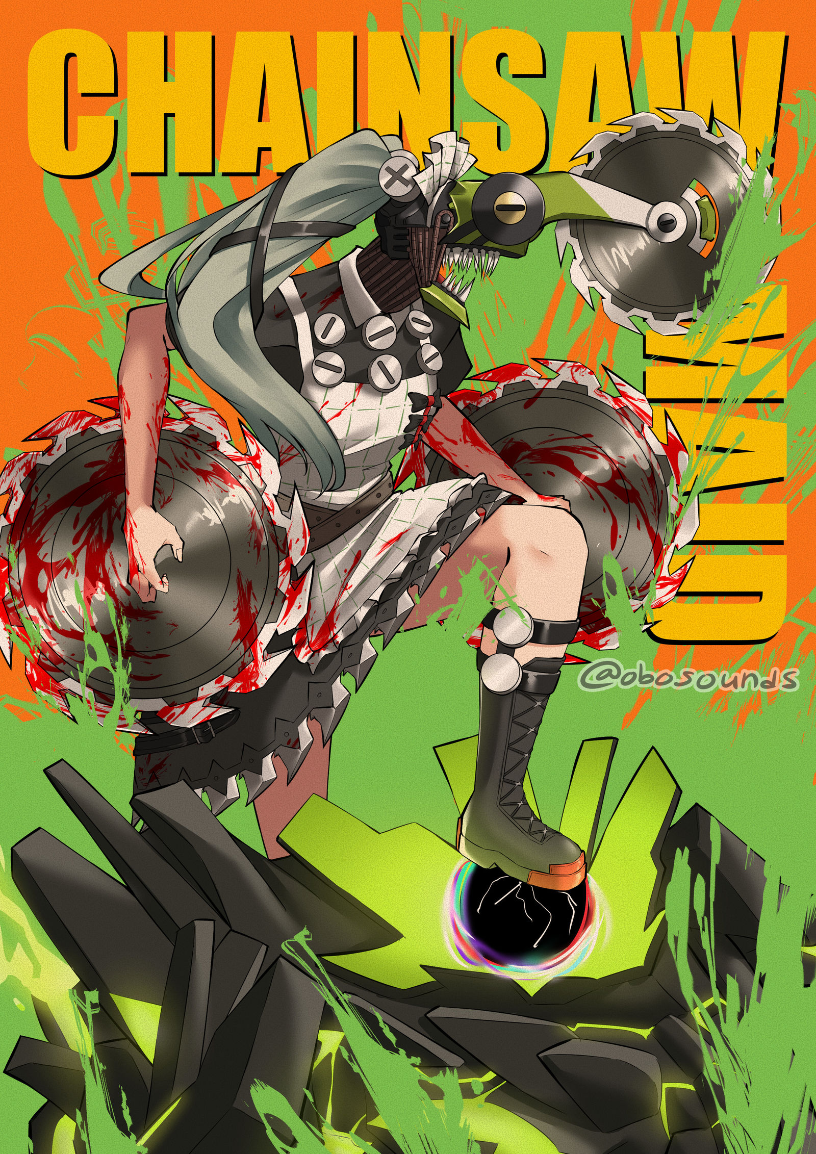 Chainsaw Maid插画图片壁纸