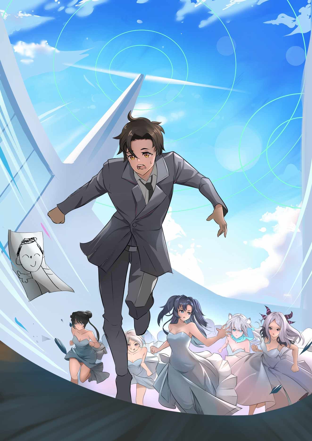 先生!插画图片壁纸