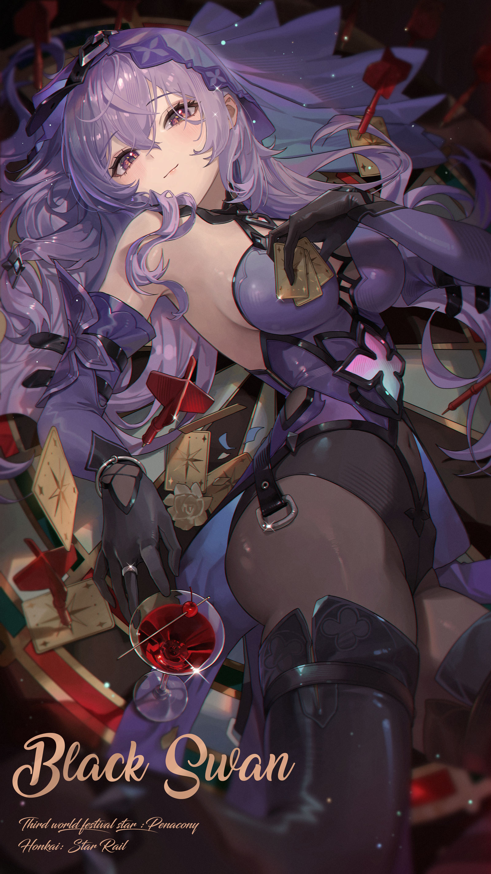 Black Swan插画图片壁纸