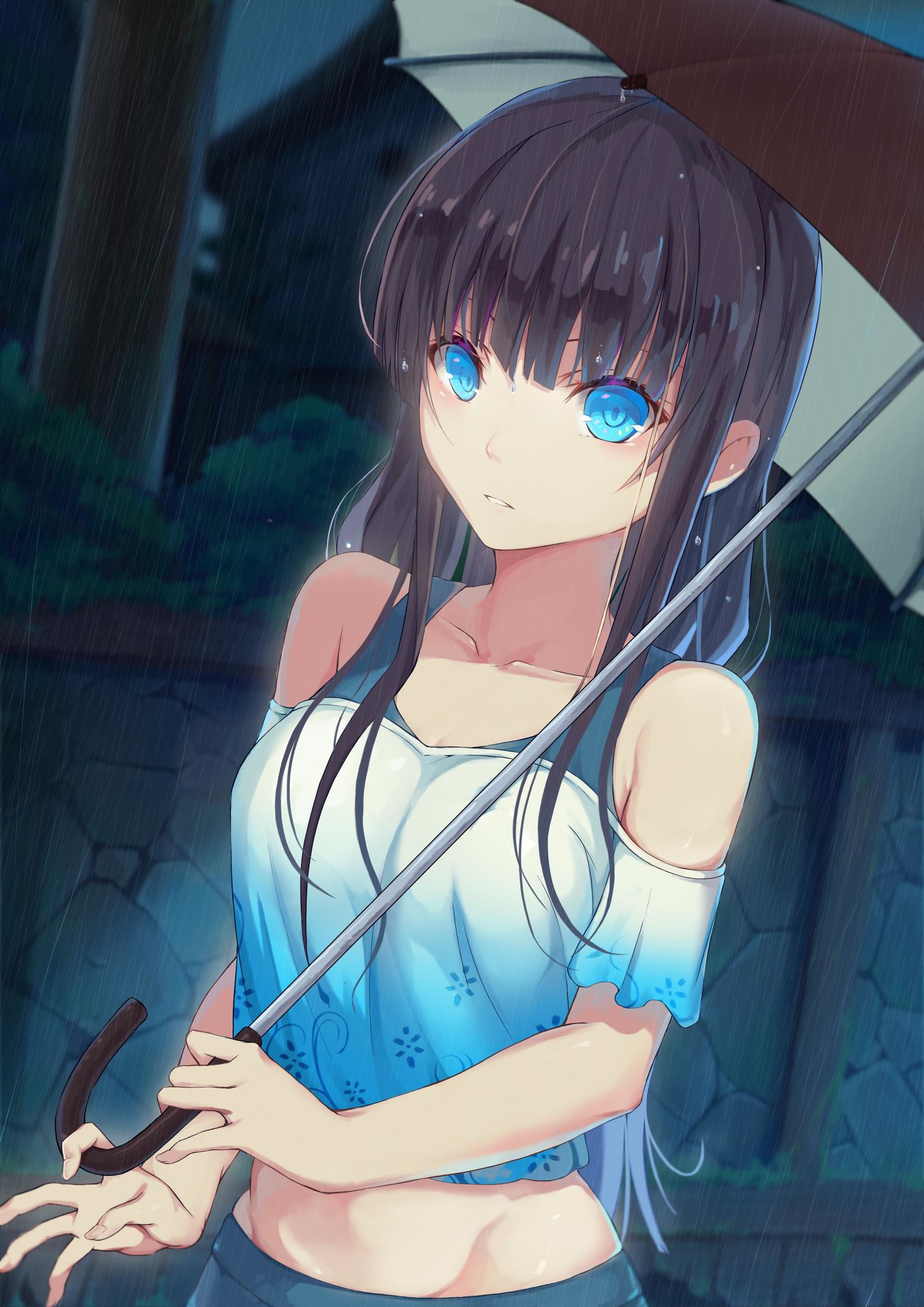 雨季插画图片壁纸