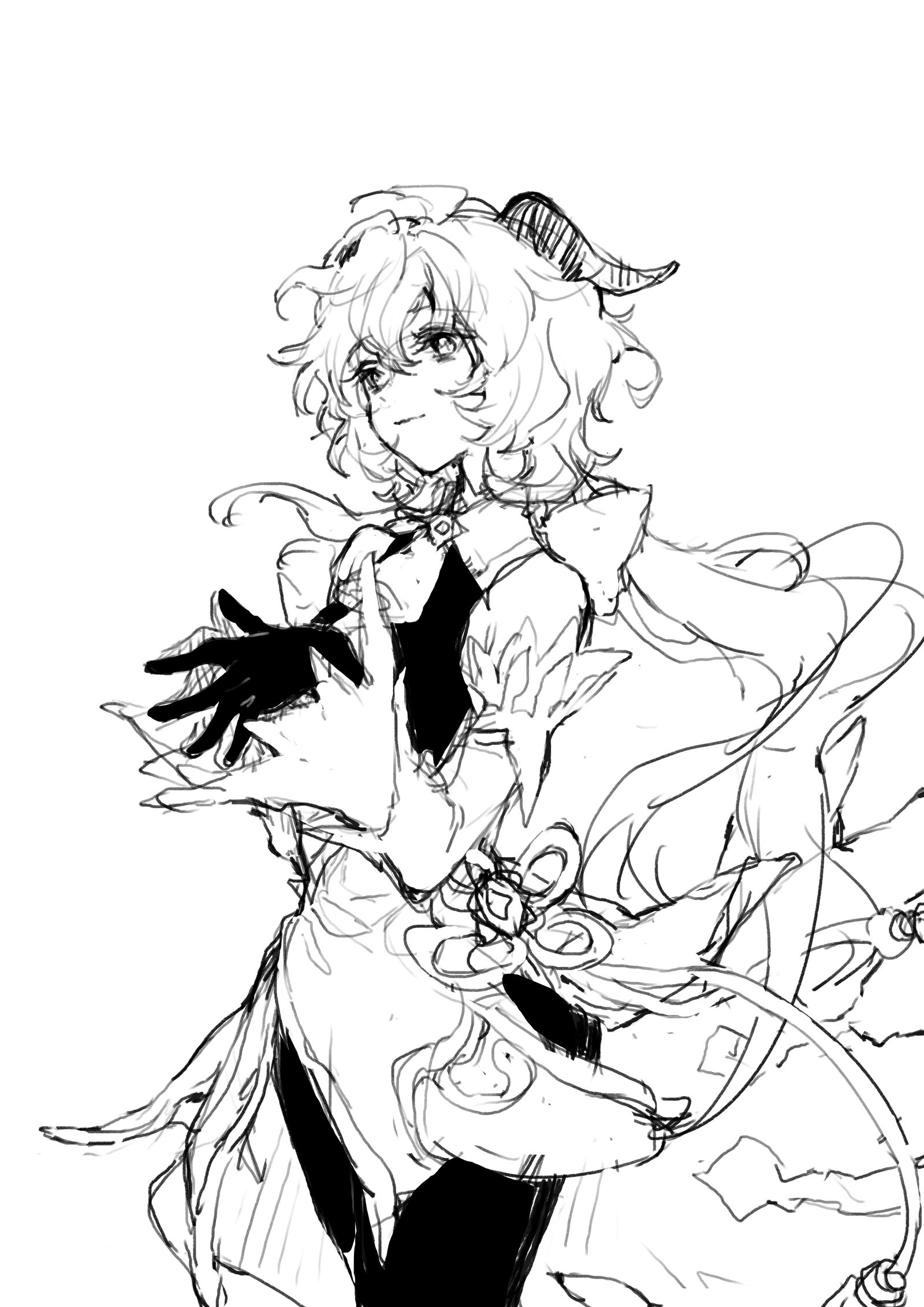 原神相关摸鱼插画图片壁纸