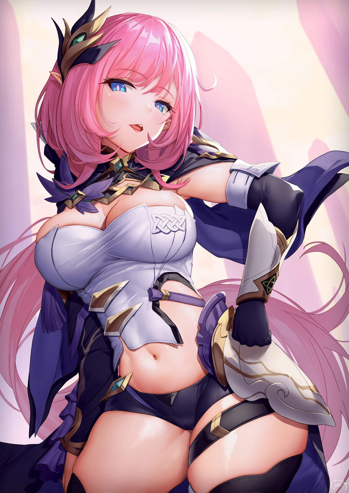 「艾丽西娅~粉色的妖精小姐！～」插画图片壁纸