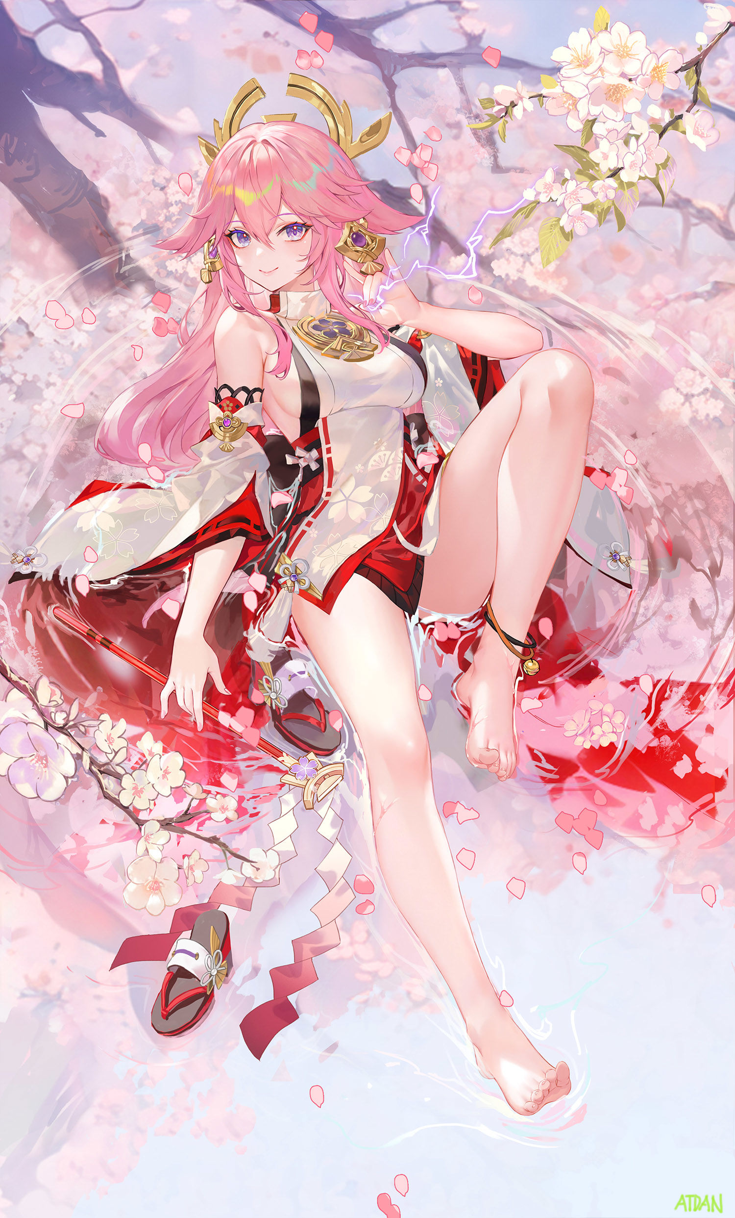 神子插画图片壁纸